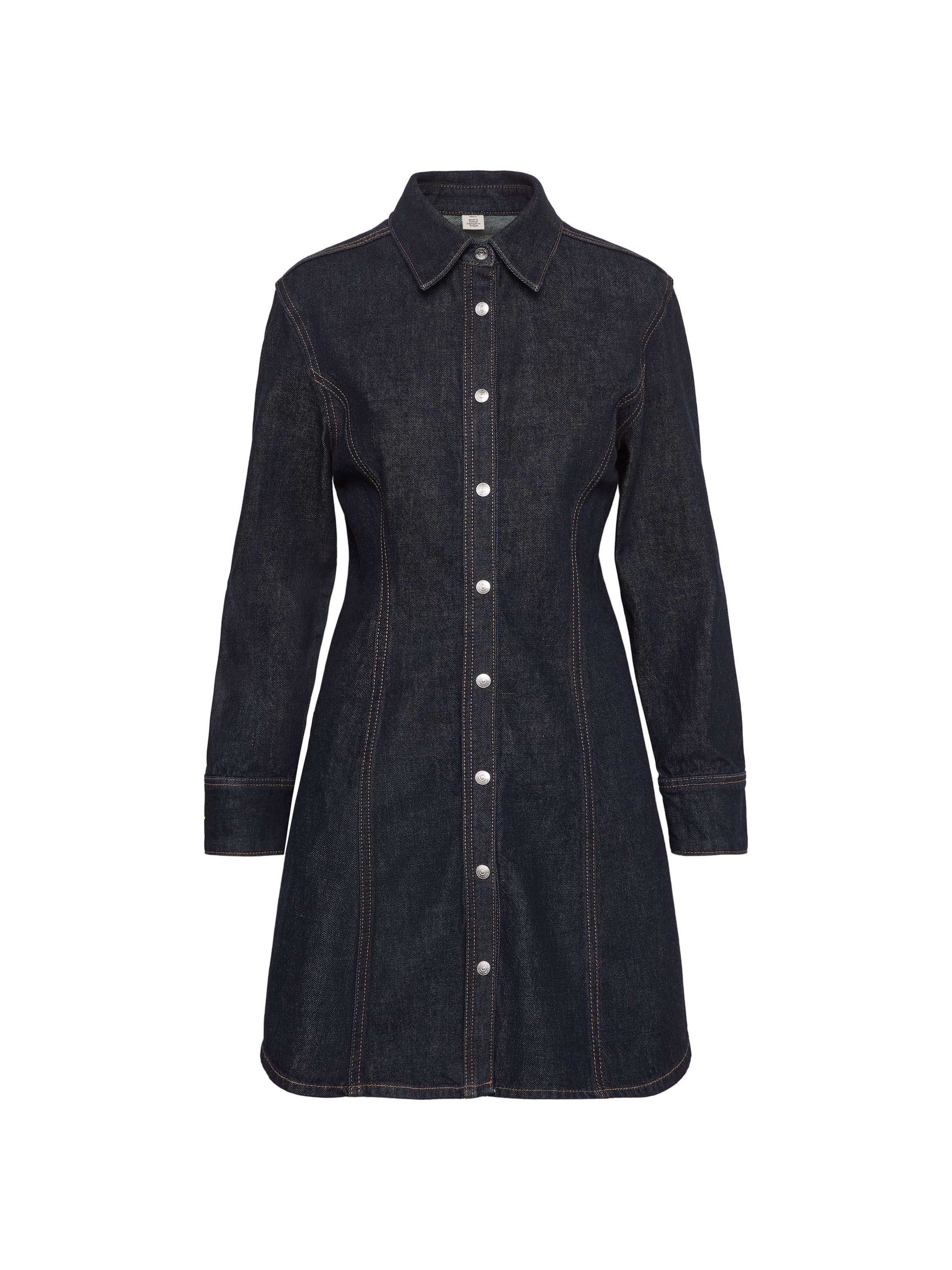 Calvin Klein Jeans Robe en jean Regular fit mit Rundhalsausschnitt