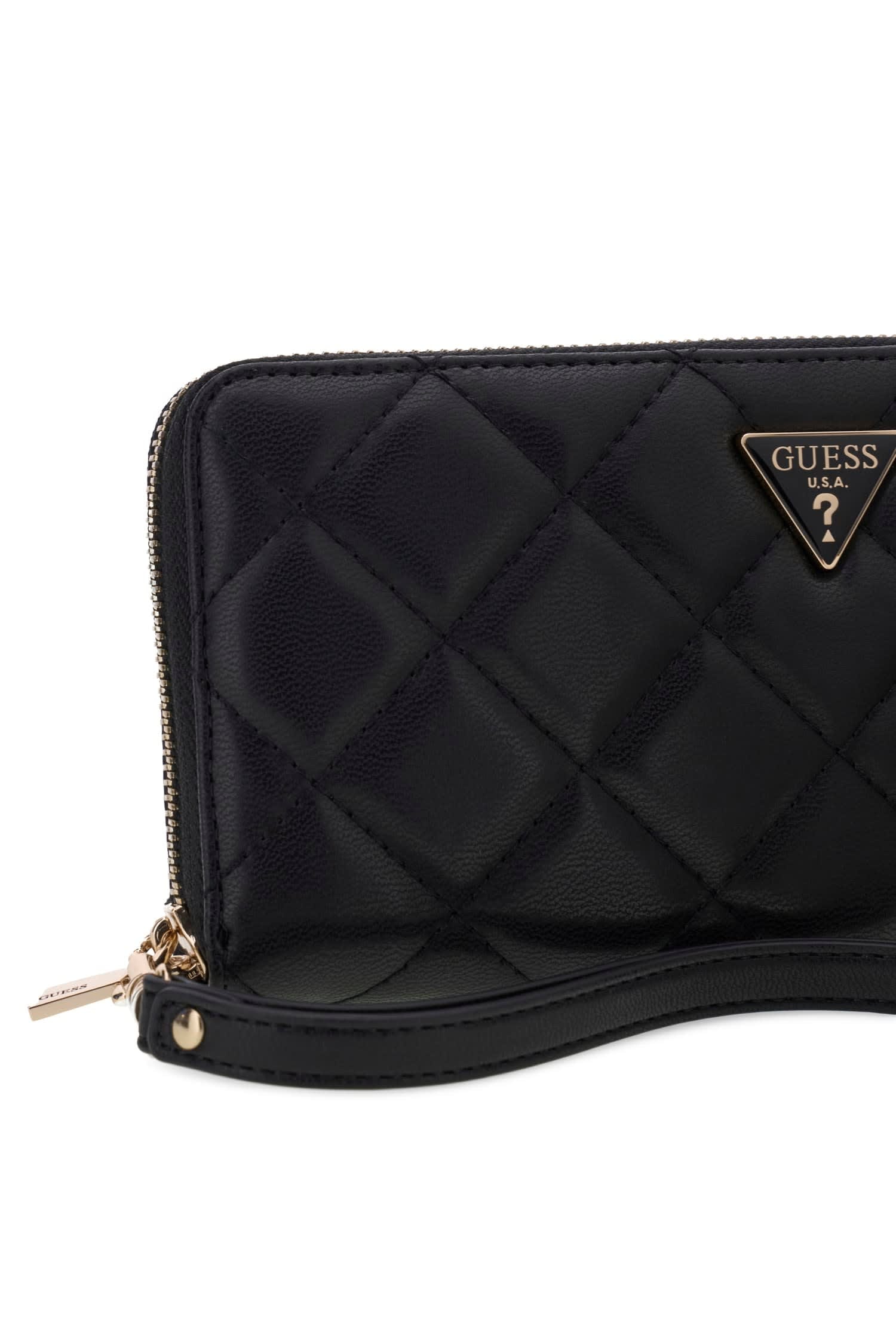 Guess Porte-monnaie »JULIET SLG LARGE ZIP AROUND« Damen Geldbeutel mit zusätzlichem Reissverschluss-Rückfach