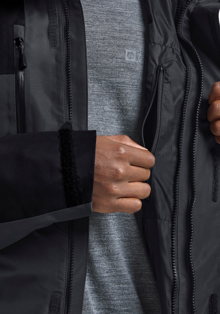 Jack Wolfskin Funktionsjacke »JASPER 2L JKT M« mit Kapuze Wasserdicht, atmungsaktiv, Übergangsjacke