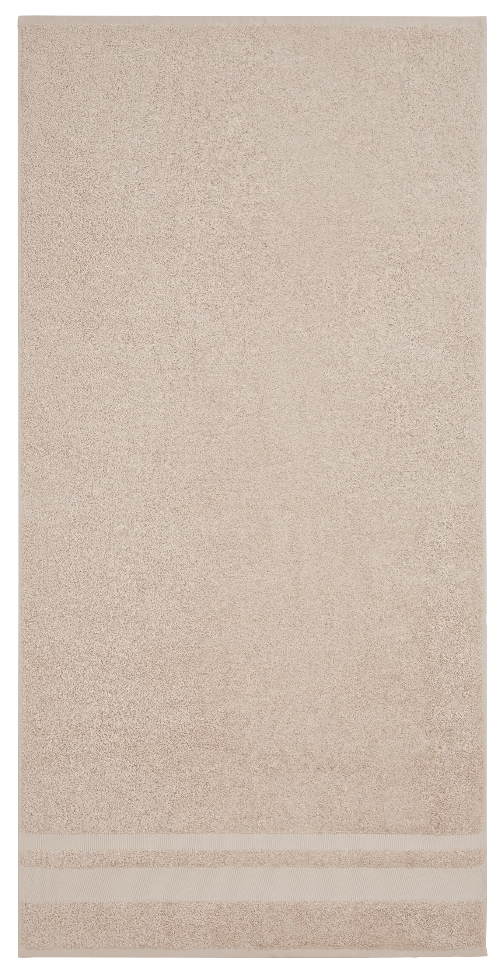 my home Duschtücher »Vanessa, als Set und Serie erhältlich, 4 Duschtücher, 70x140cm« Handtücher mit Bordüre, 100% Baumwolle, einfarbig, weich