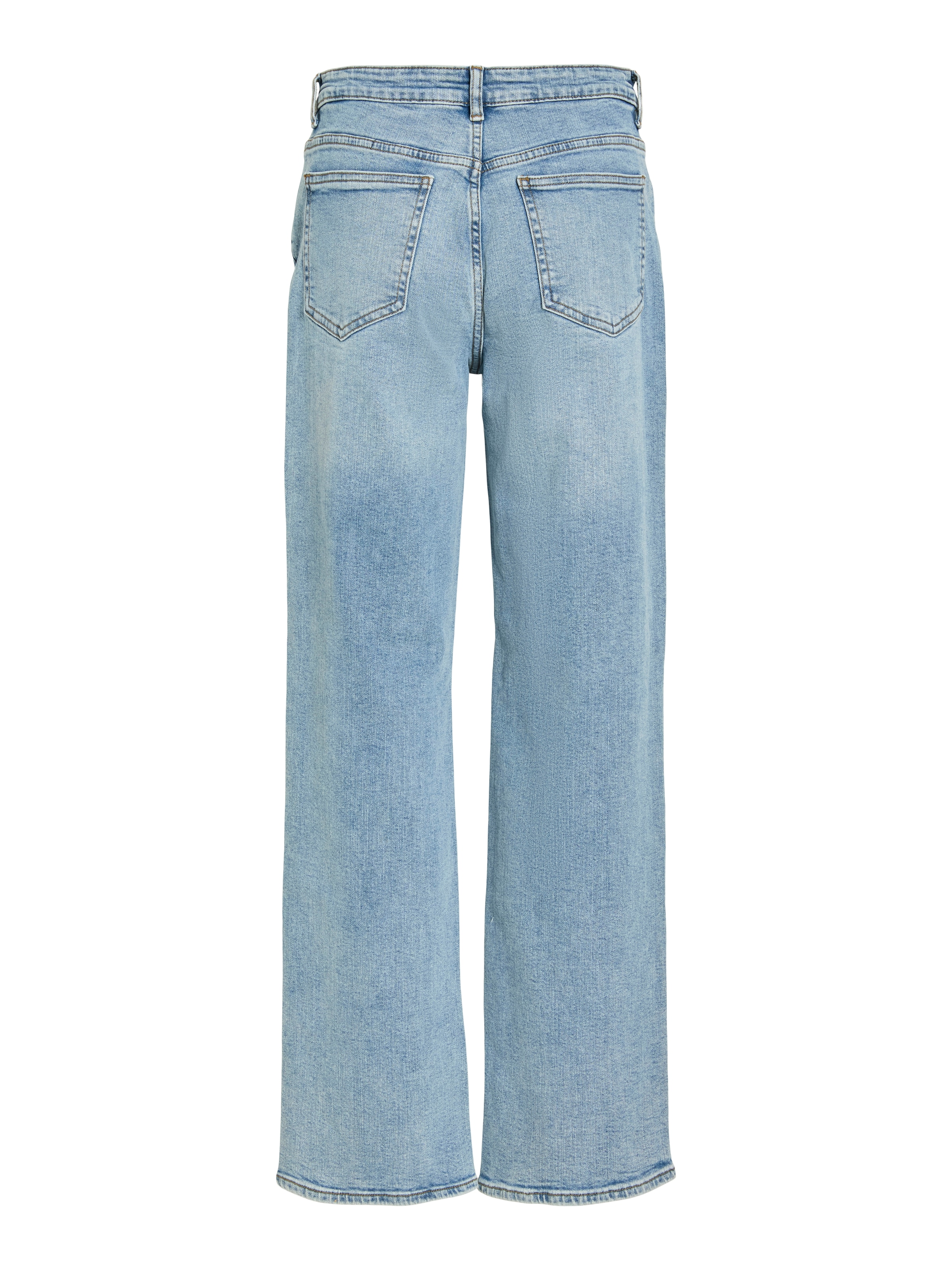 Vila Jeans droit »VILISA RW STRAIGHT JEANS ROS - NOOS« mélange de coton, taille régulière, coupe droite