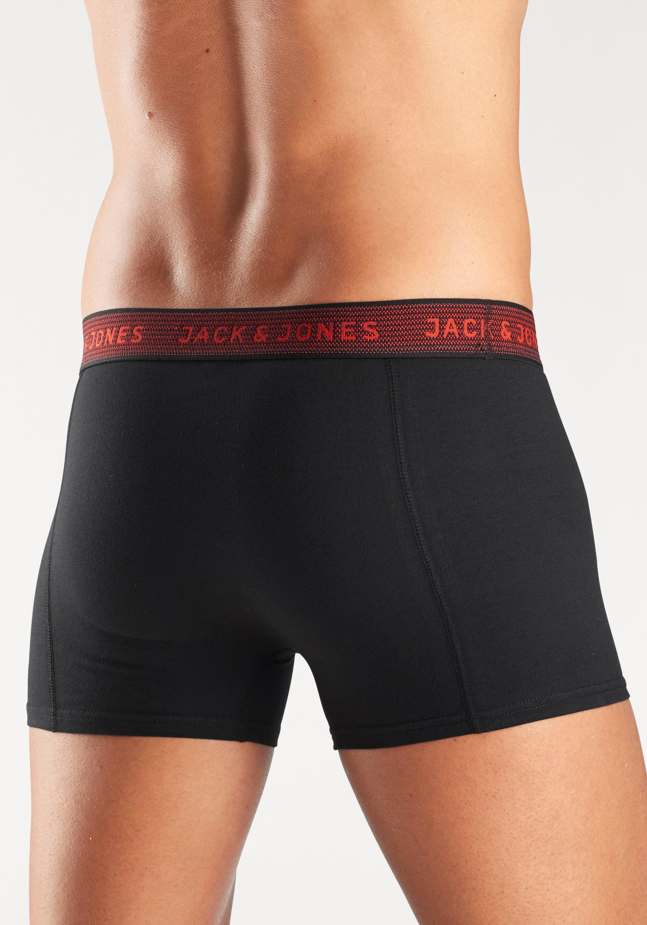 Jack & Jones Boxer »JAC Waistband Trunks« Packung, 3 cuis