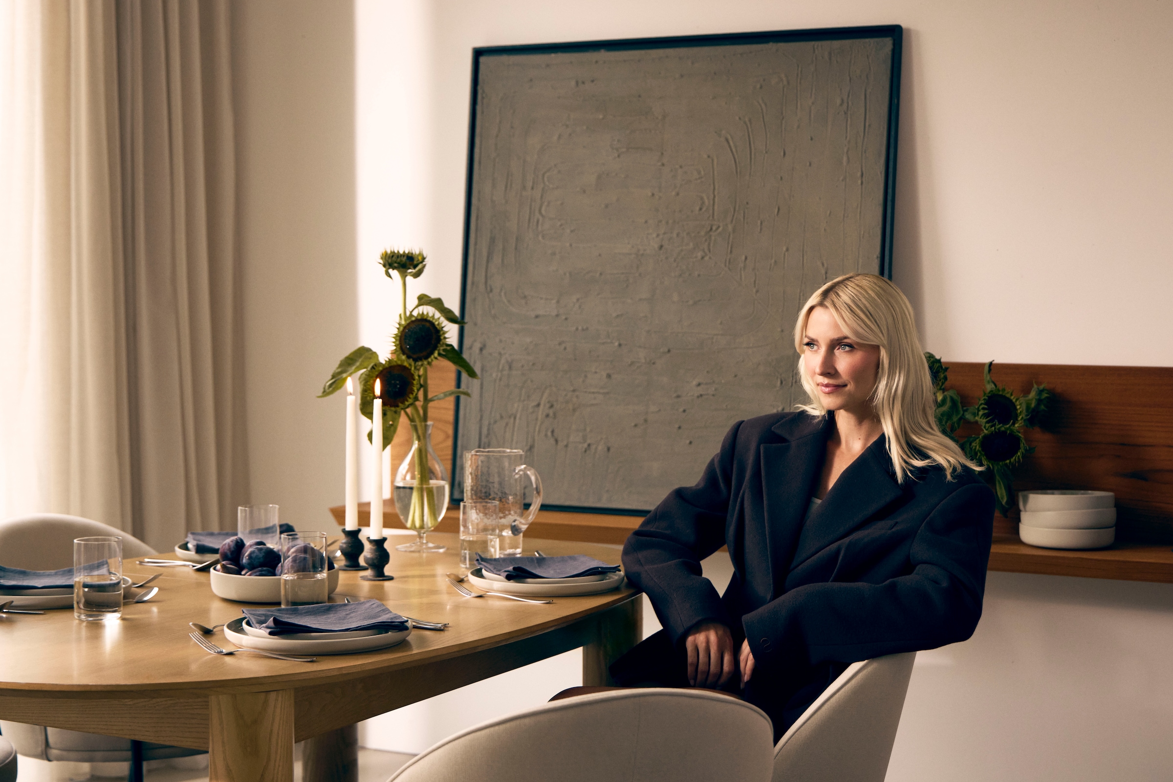LeGer Home by Lena Gercke Table de salle à manger »Cleo« ausziehbar auf 200 cm