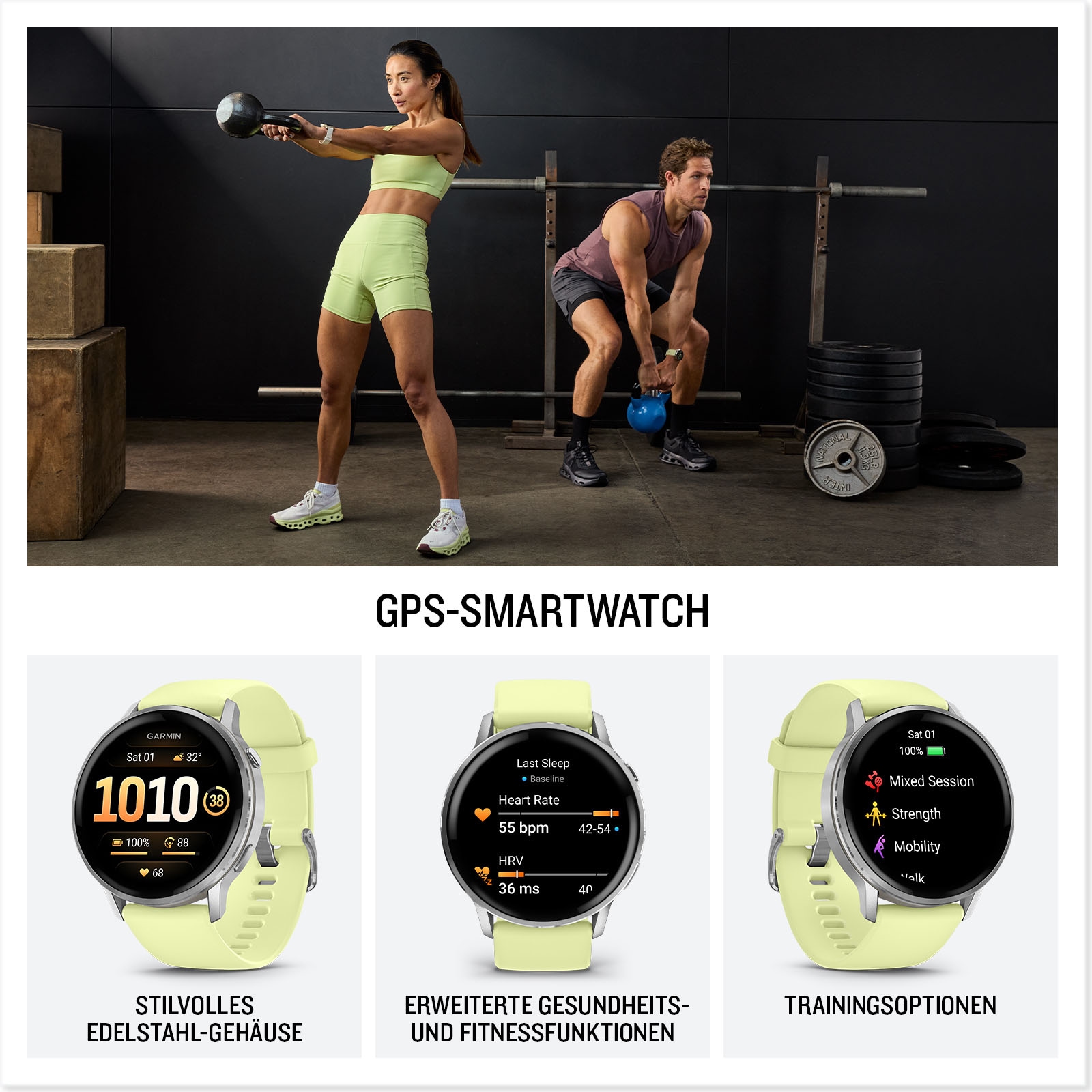 Garmin Smartwatch »Venu 4« (3,53 cm / 1,4 ″) Garmin