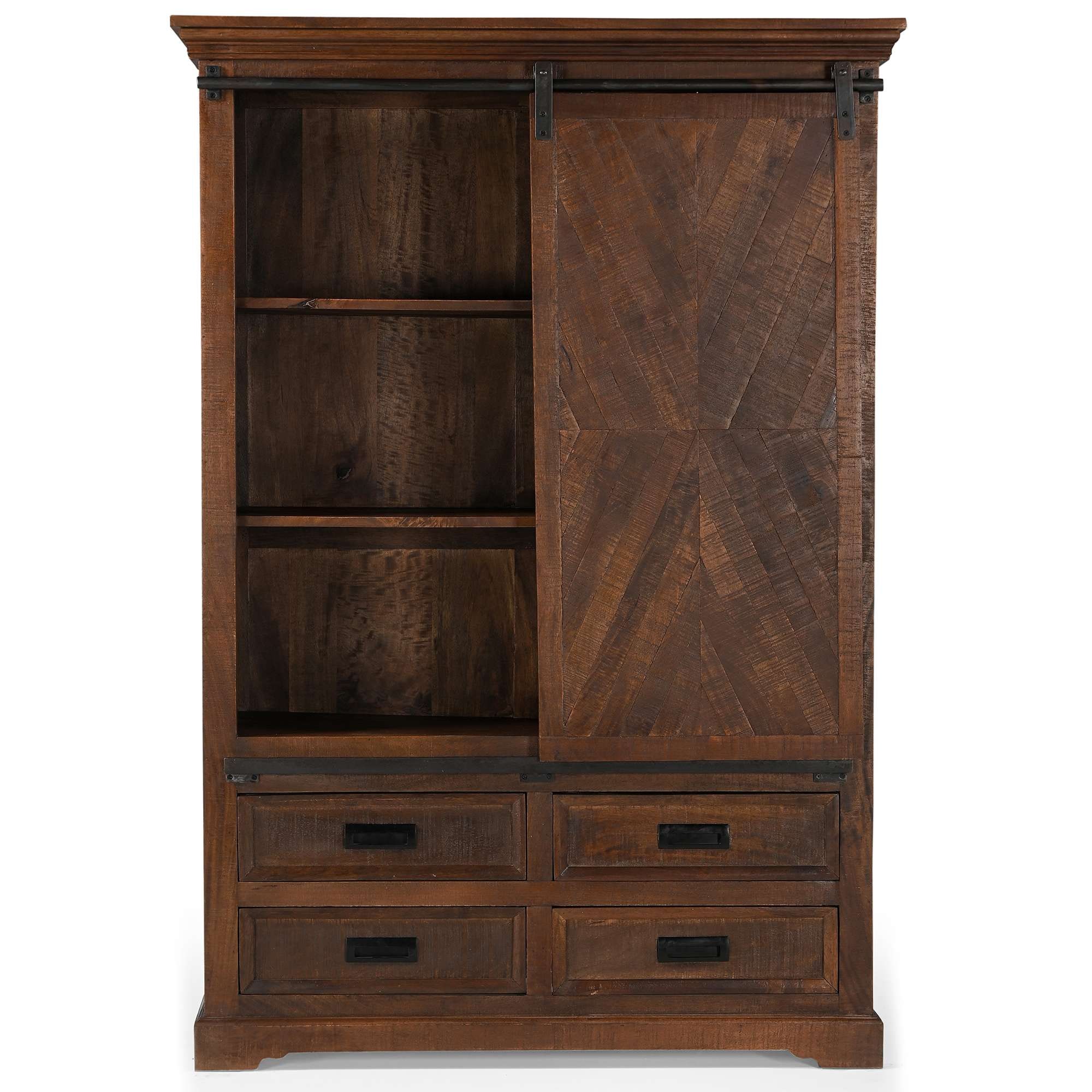 GOODproduct Vitrines »Don Barn« mit 1 Schiebetür, handgefertigt, Unika-Möbel, Breite 110 cm