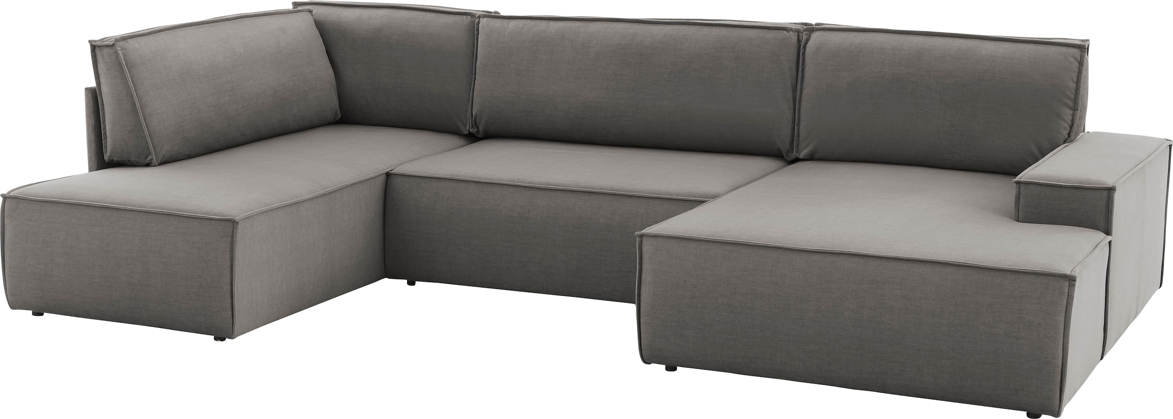 GOODproduct Wohnlandschaft »SHERWOOD U-Form, 329 cm - OTTO. Verlässliche Qualität.« Schlaffunktion m. Bettkasten (194x139 cm), Cord, Vintage, Samtvelours