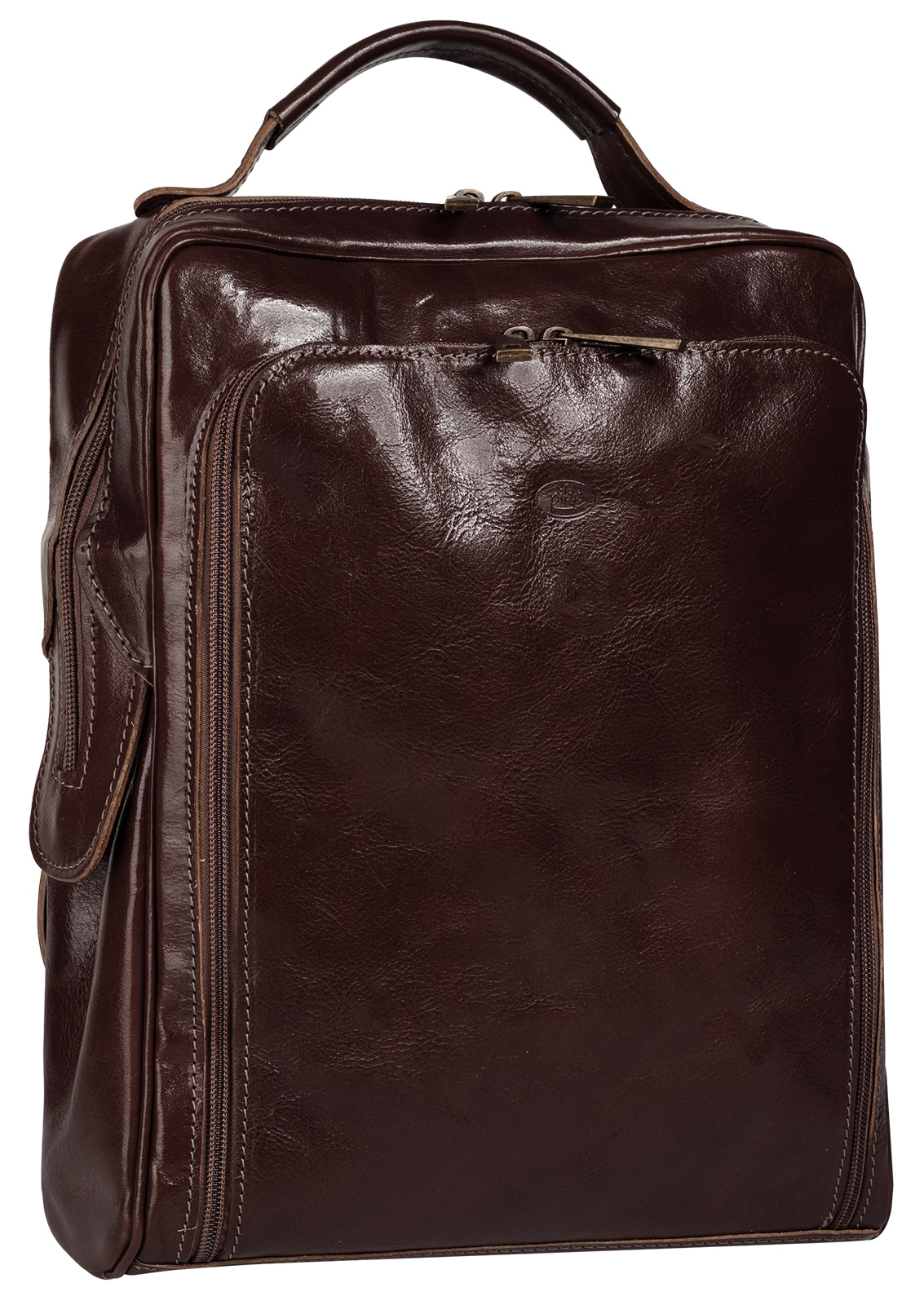 Piké Sac à dos de ville echt Leder, Made in Italy
