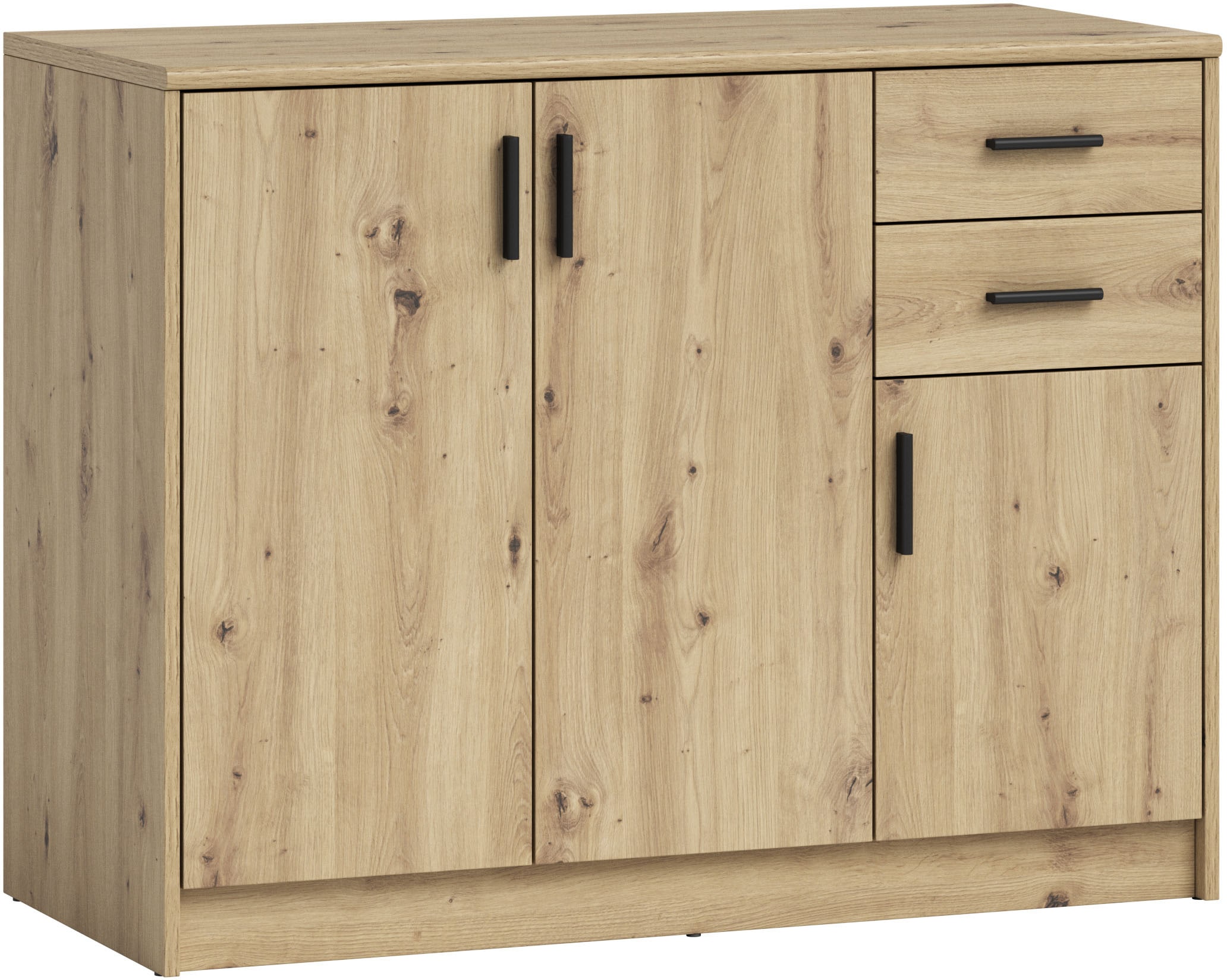 HBZ Sideboard »Nelly Kommode, BxHxT 109x86x50cm« 1 cuis tlg. Breite 109cm, Einlegeböden verstellbar, foliert