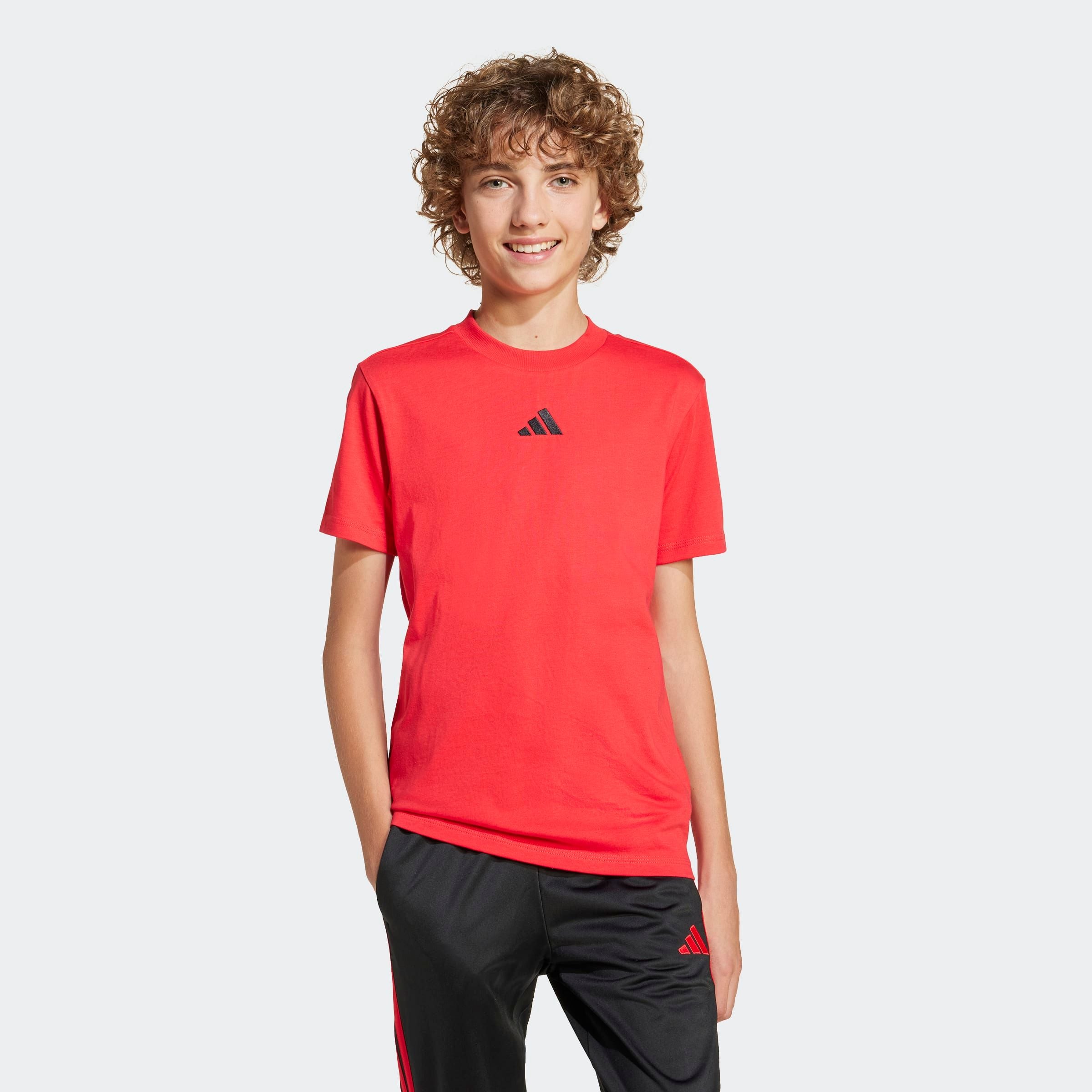 adidas Sportswear T-shirt »ESSENTIALS KIDS« pour enfants, col rond, sans fermeture