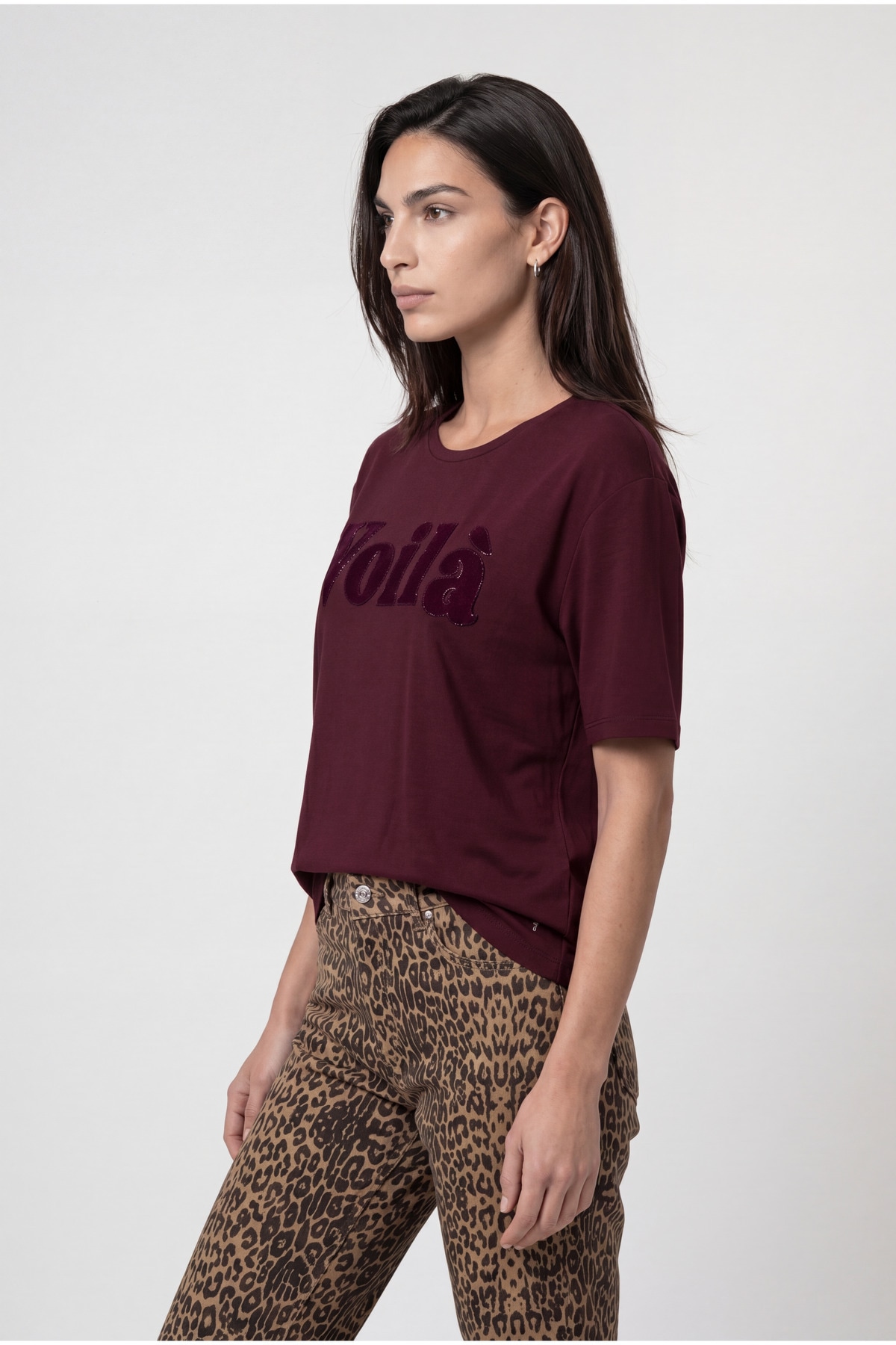 Monari T-Shirt »Shirt Voilá« Regular fit mit Rundhalsausschnitt