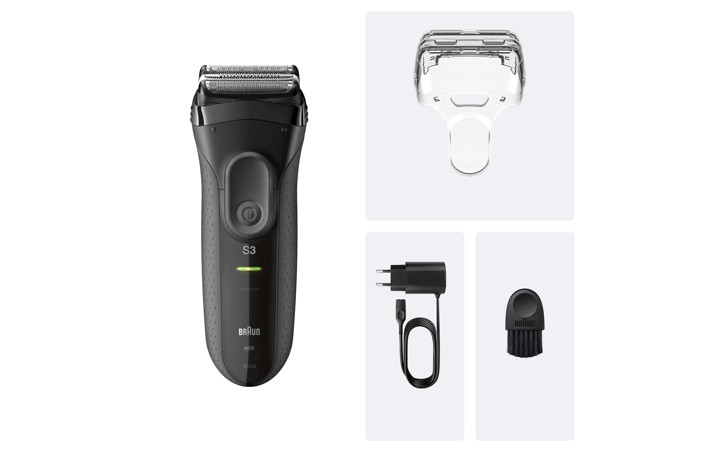 Braun Rasoir pour le visage »Serie 3 3000S« Gesicht