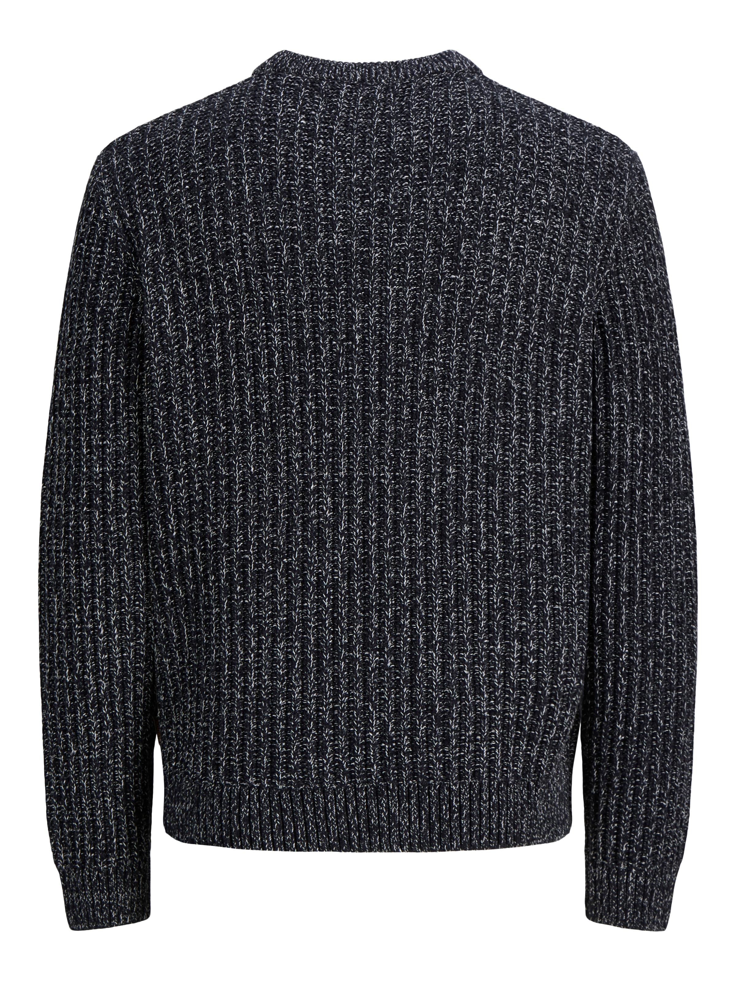 Jack & Jones Rundhalspullover »JJJAXON KNIT CREW NECK« Materialmix, normal geschnitten