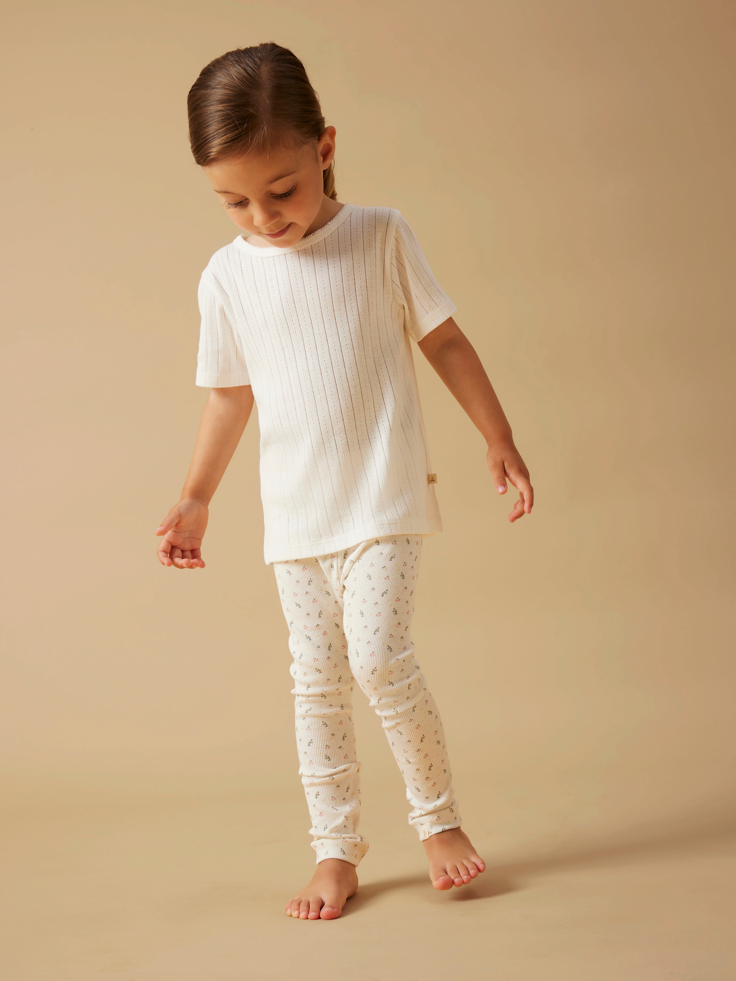 Lil' Atelier Leggings »NMFGAGO SLIM LEGGING LIL NOOS«  jersey côtelé doux