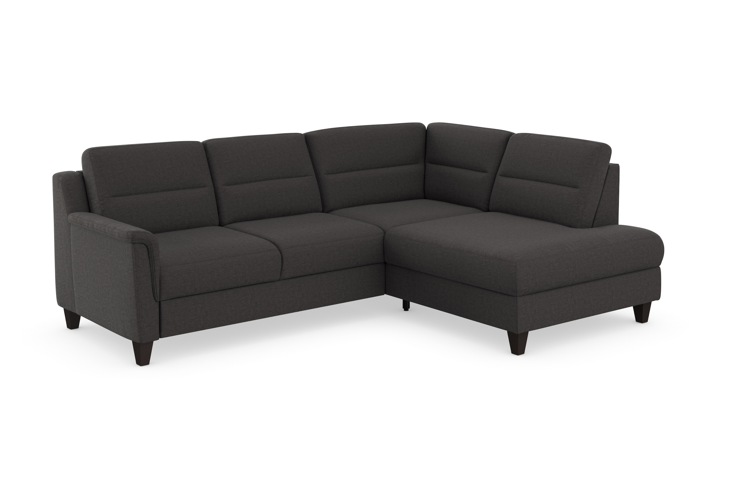 sit&more Canapé d'angle »Farö L-Form« inklusive Federkern, wahlweise mit Bettfunktion und Bettkasten