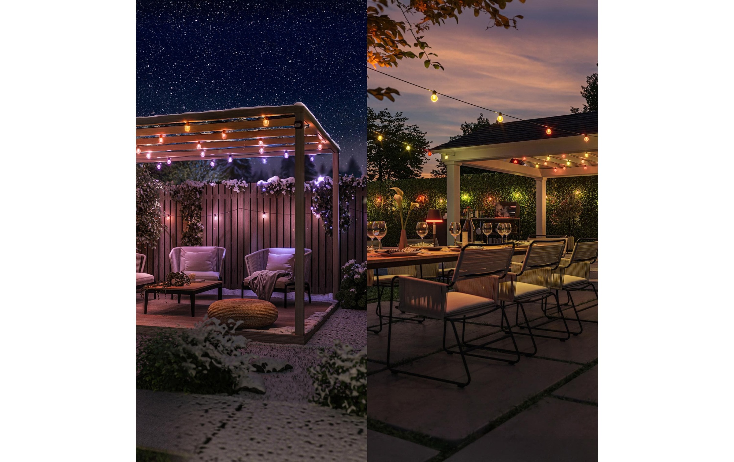 Philips Hue Guirlande lumineuse LED »Festavia Globe Outdoor Erweiterung 7 m CH«