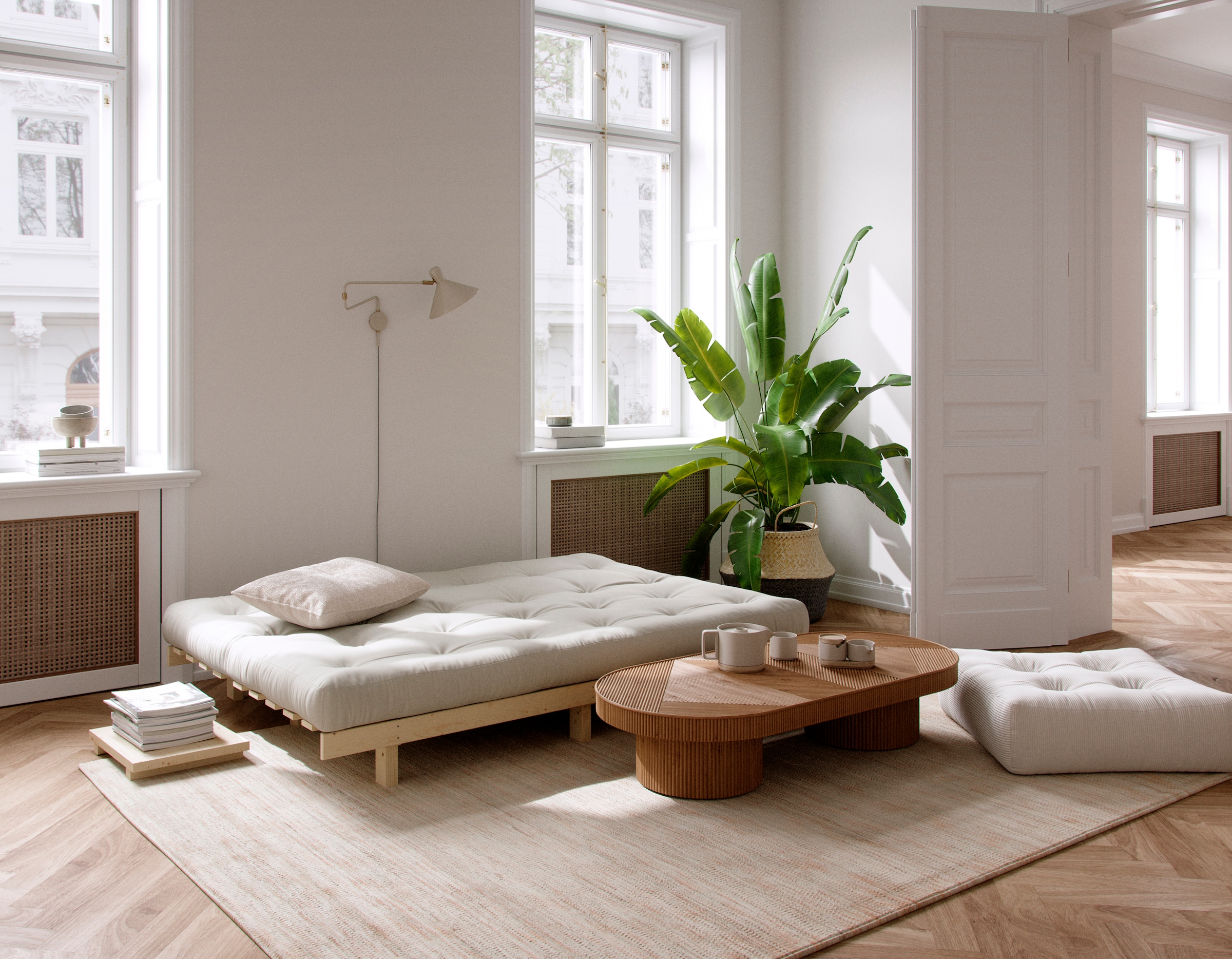 Karup Design Schlafsofa »Lean« mit Bettfunktion und Futonmatratze