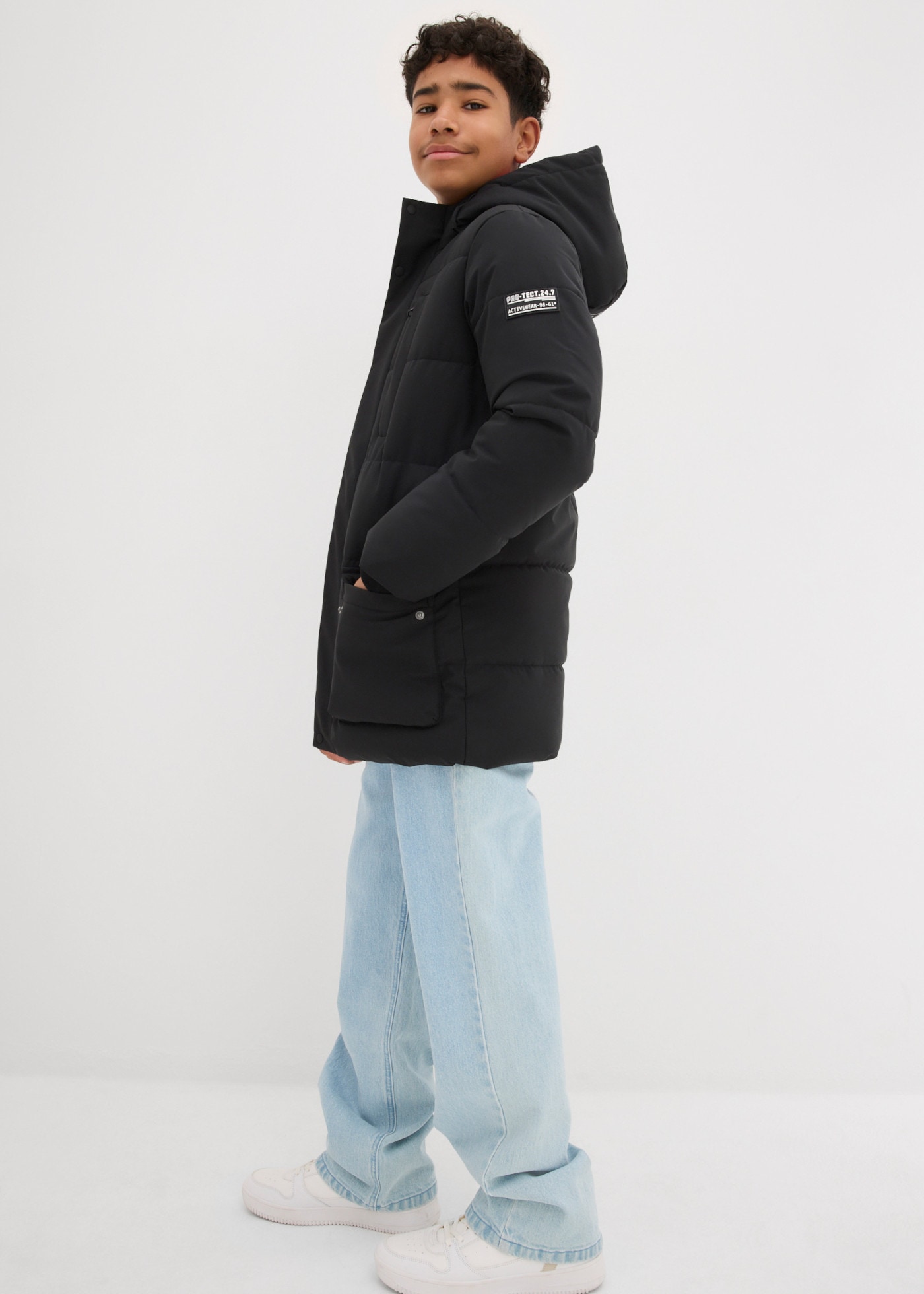 bonprix Veste matelassée für Jungen, mit sportiven Details, im Casual-Stil