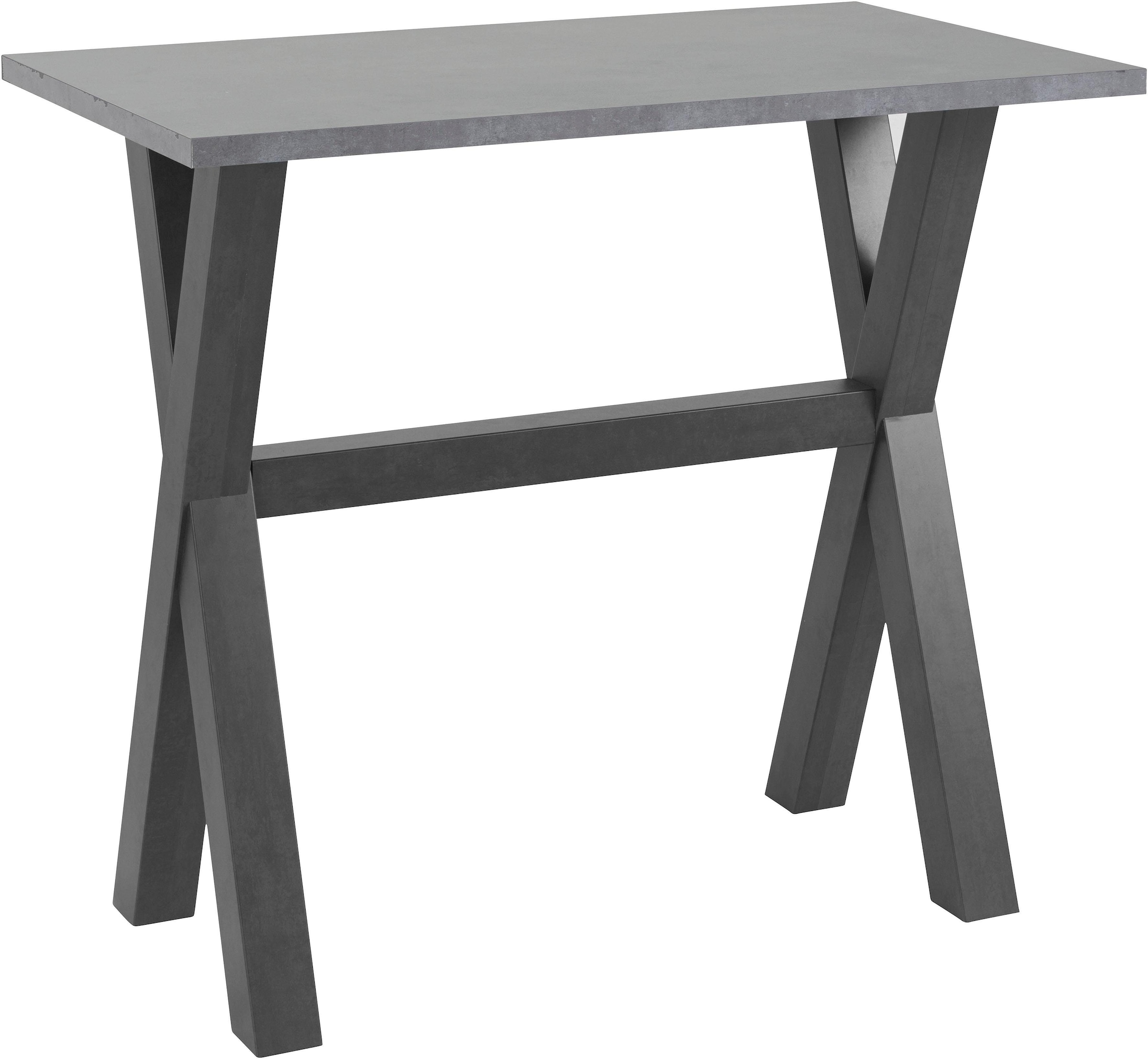 Mäusbacher Table de bar Gestell in X-Form (Breite 120, 140 oder 160 cm)