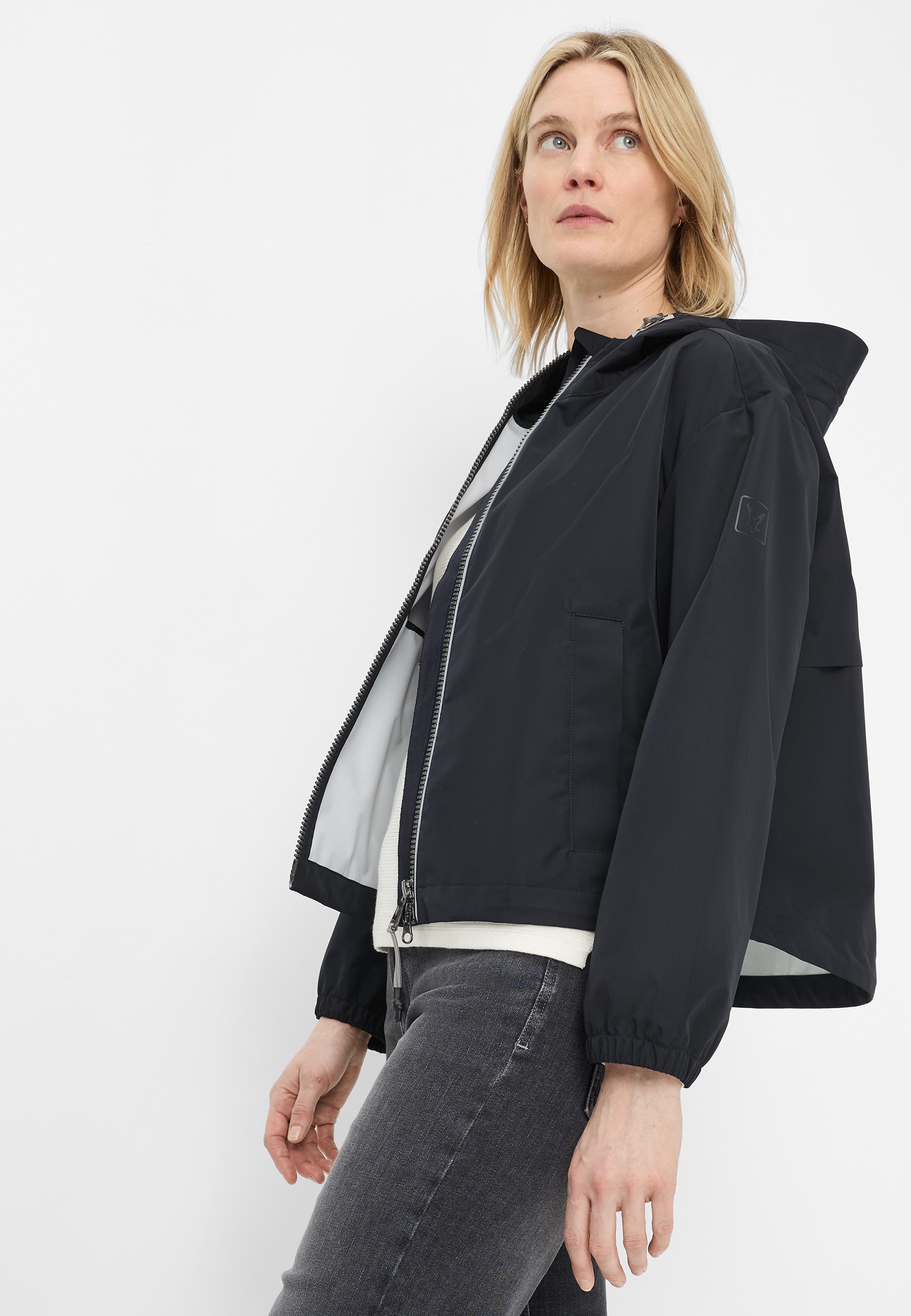 Fuchs Schmitt Outdoorjacke mit Kapuze mit Kapuze, Regular Fit, Reissverschlusstaschen