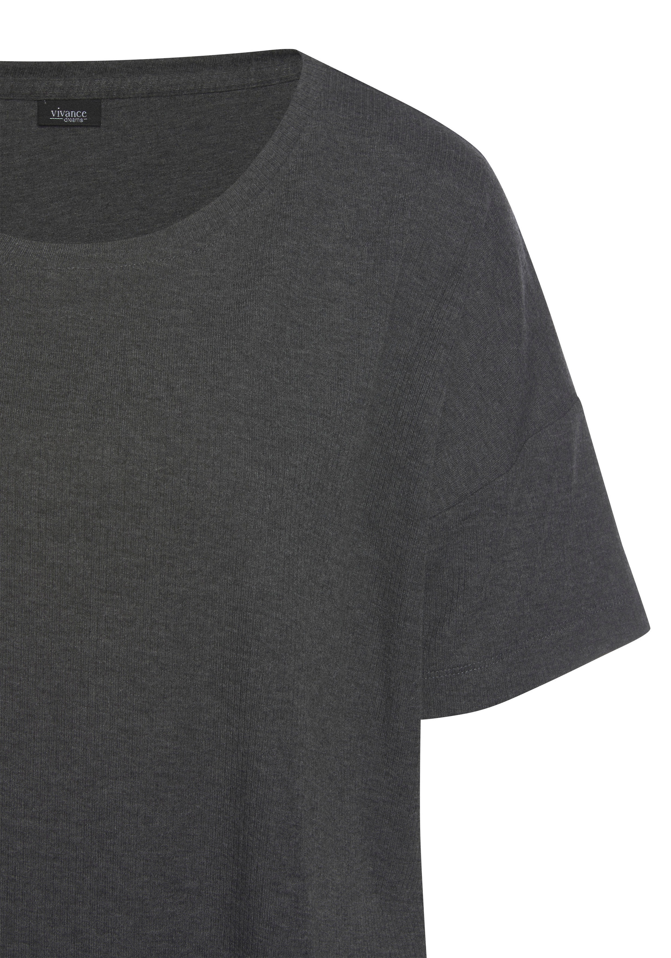 Vivance Dreams Pyjama 2 tlg. in weicher Ripp-Qualität