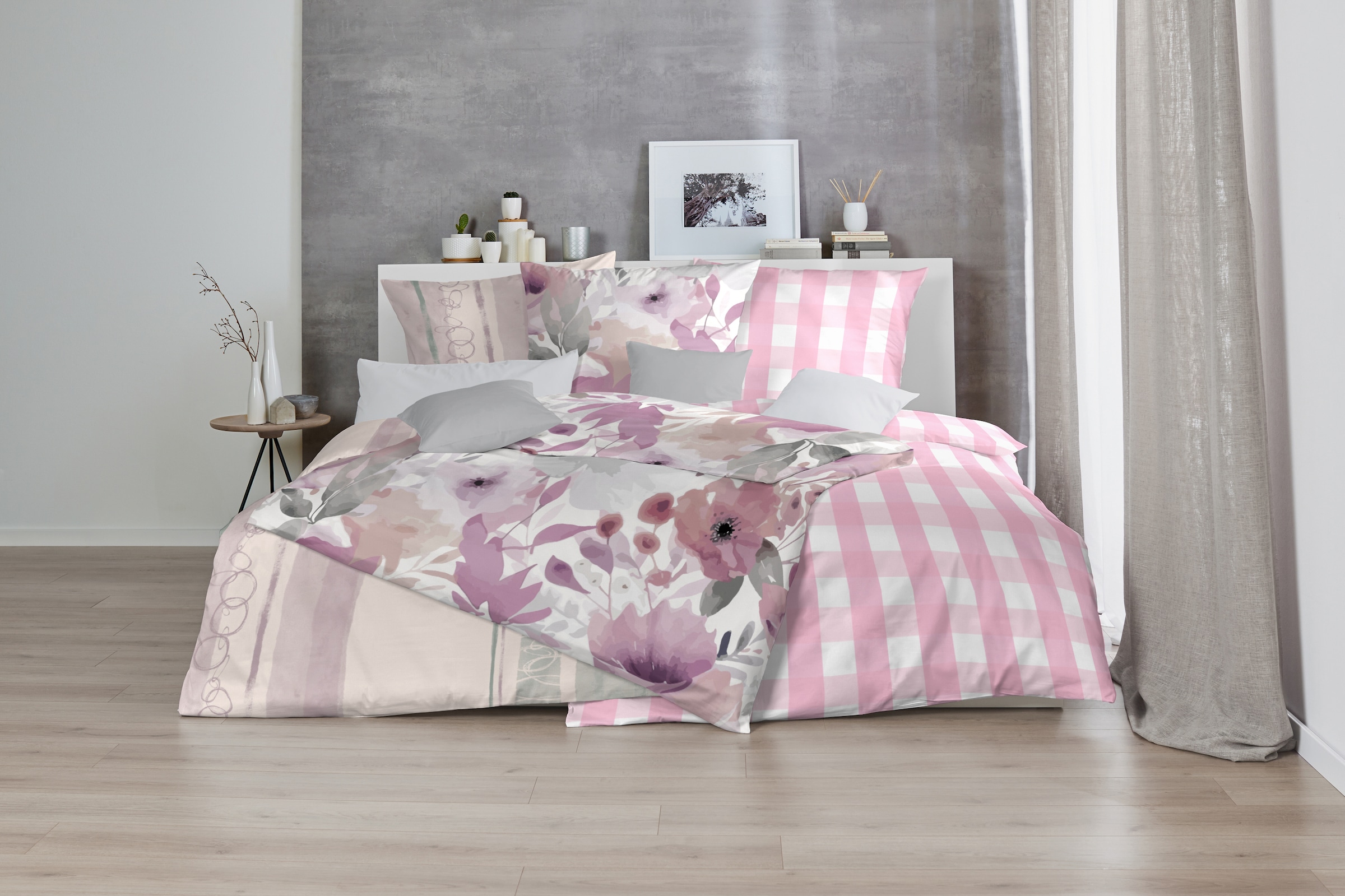 Primera Bettwäsche »Feinbiber-Bettwäsche« 2 Stk. samtweich und natürlich aus reiner Baumwolle