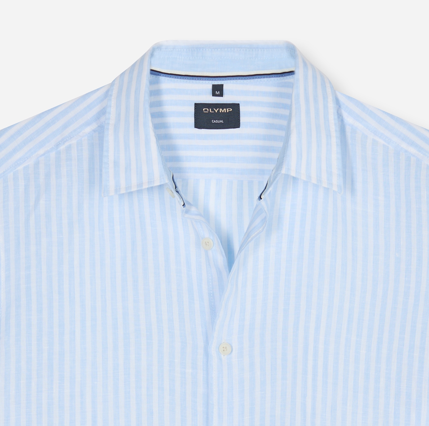 OLYMP Chemise à manches courtes »Casual« Chemise d'été, chemise en lin