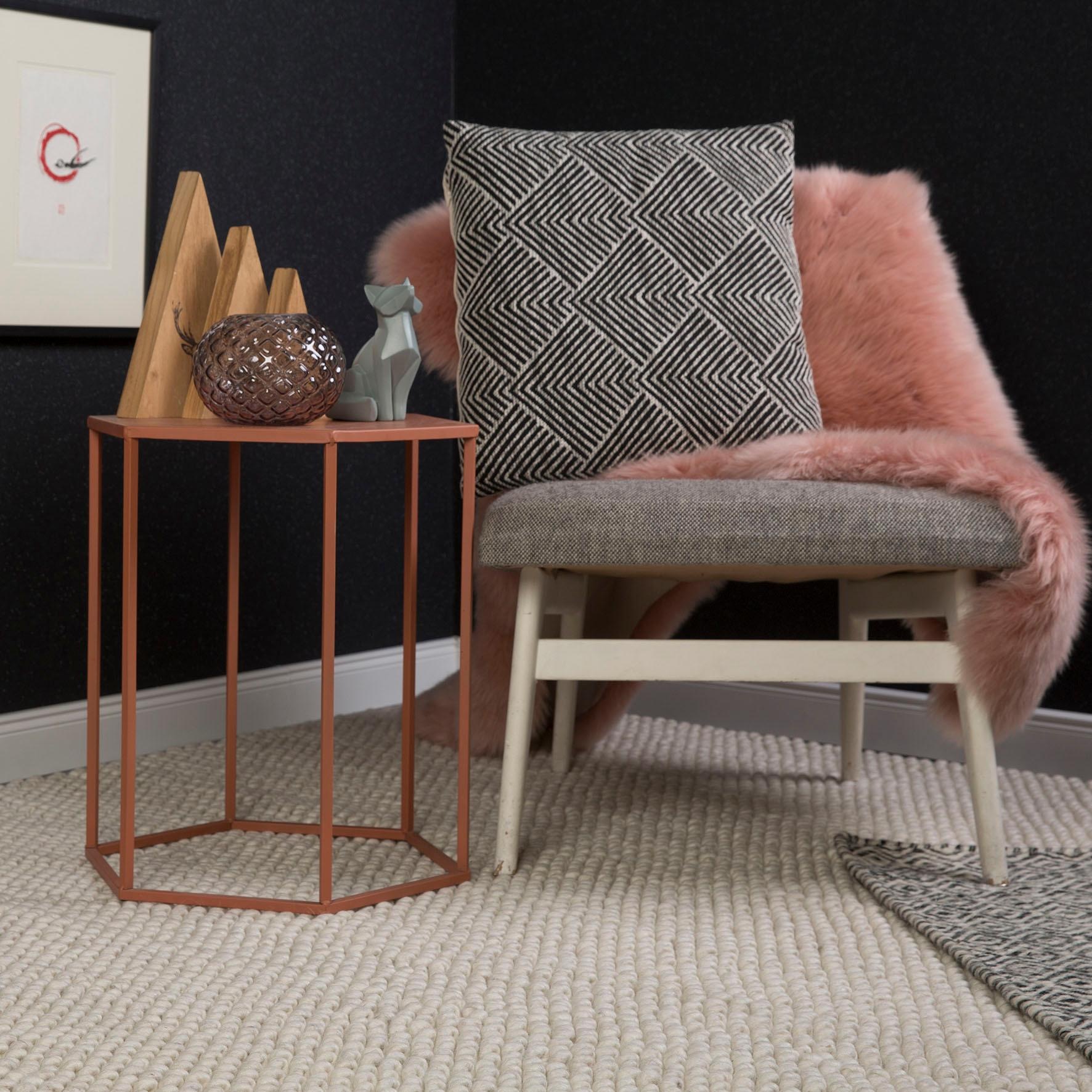 Obsession Teppich »My Loft 580« rechteckig 23 mm Höhe Handweb Teppich, Obermaterial: 50% Wolle, 50% Viskose, handgewebt