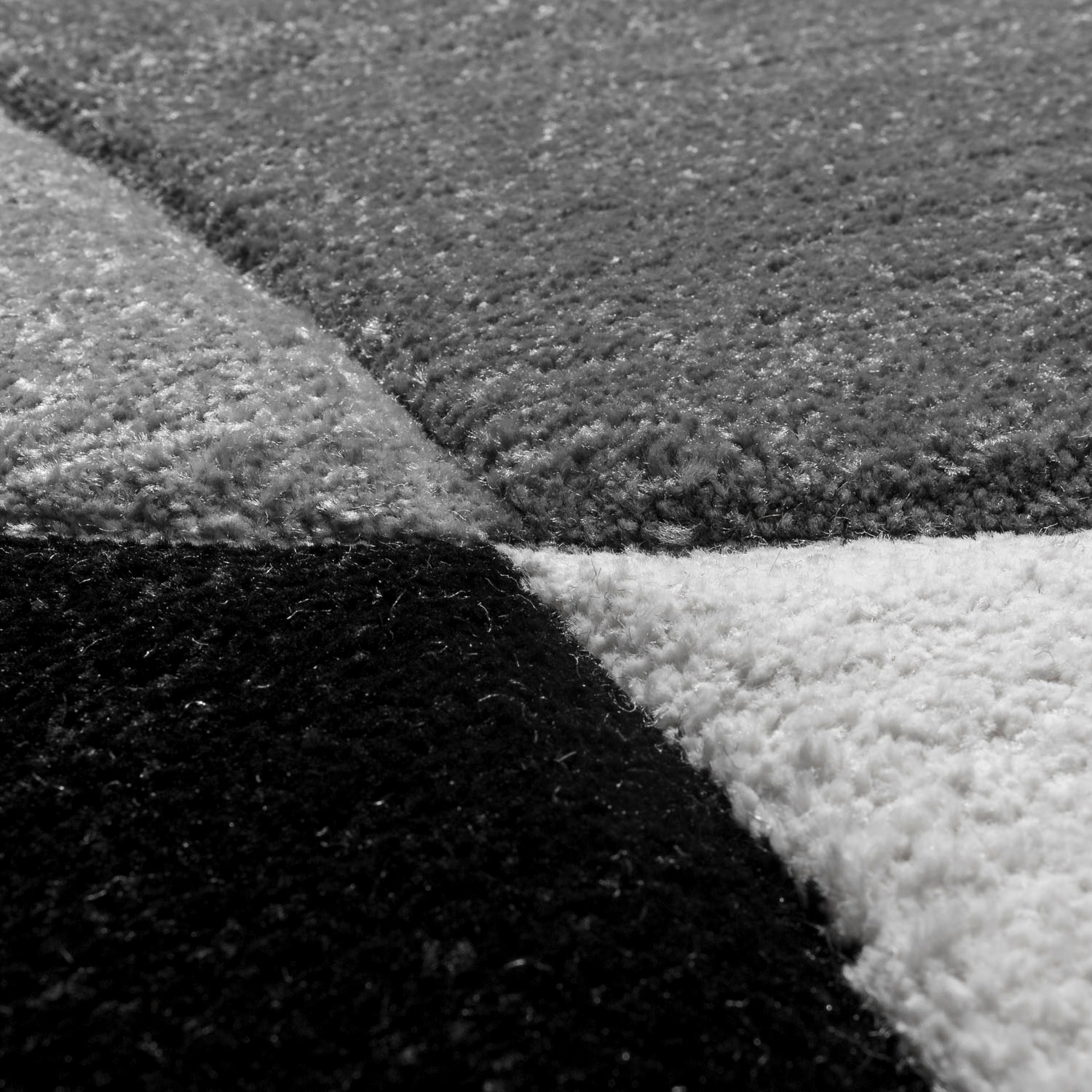 Paco Home Tapis »Diamond 664« Rectangulaire 15 mm Höhe 3D-Design, Kurzflor, 3D-Design, modernes geometrisches Muster