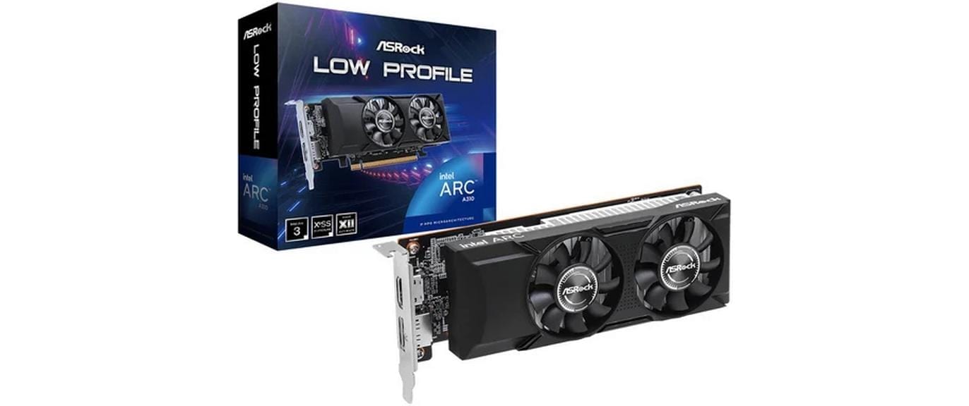 Asrock Carte graphique »Intel Arc A310 Low Profile 4GB«