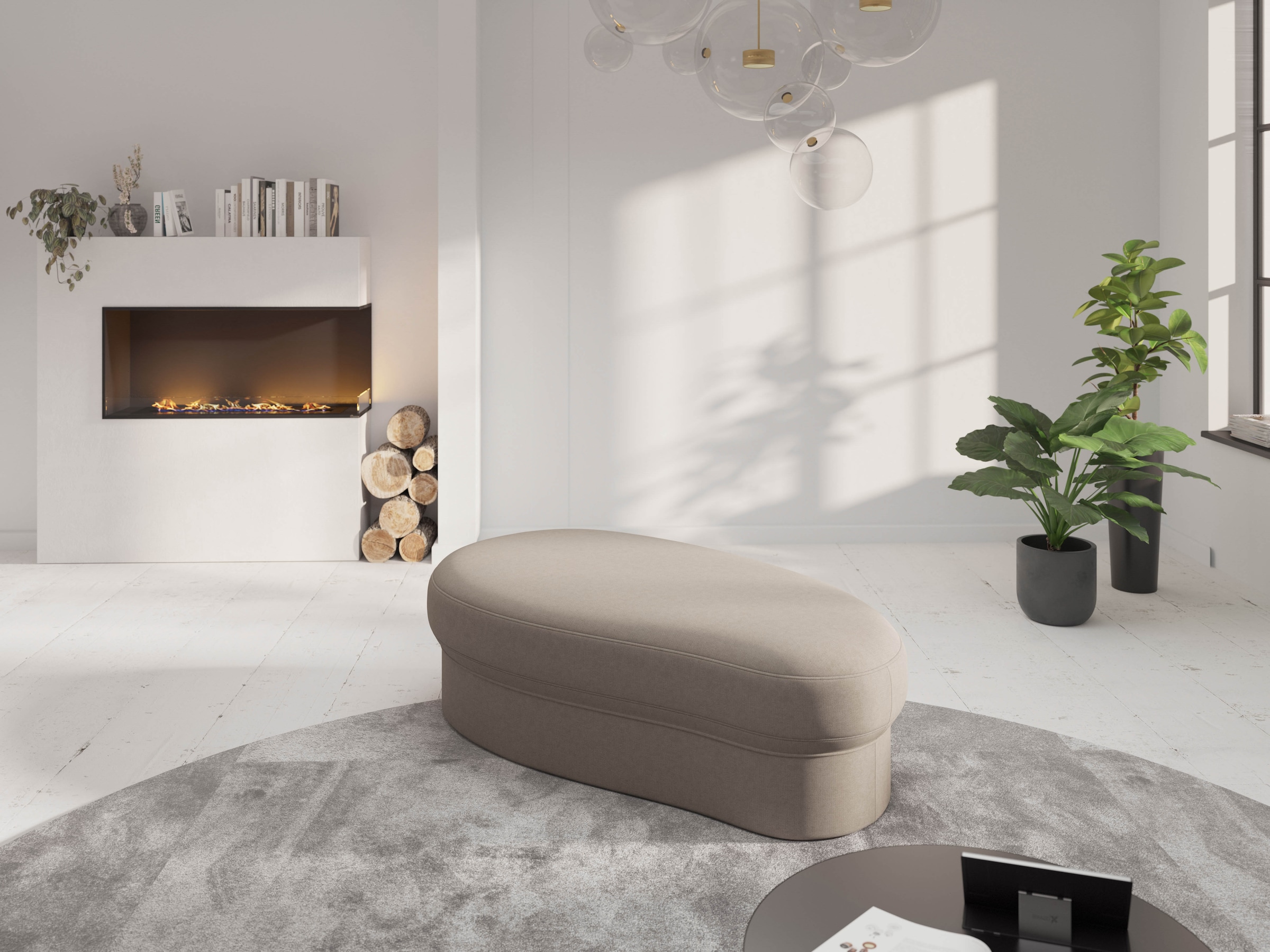 sit&more Tabouret rembourré »Samba« in vier Farbvarianten erhältlich