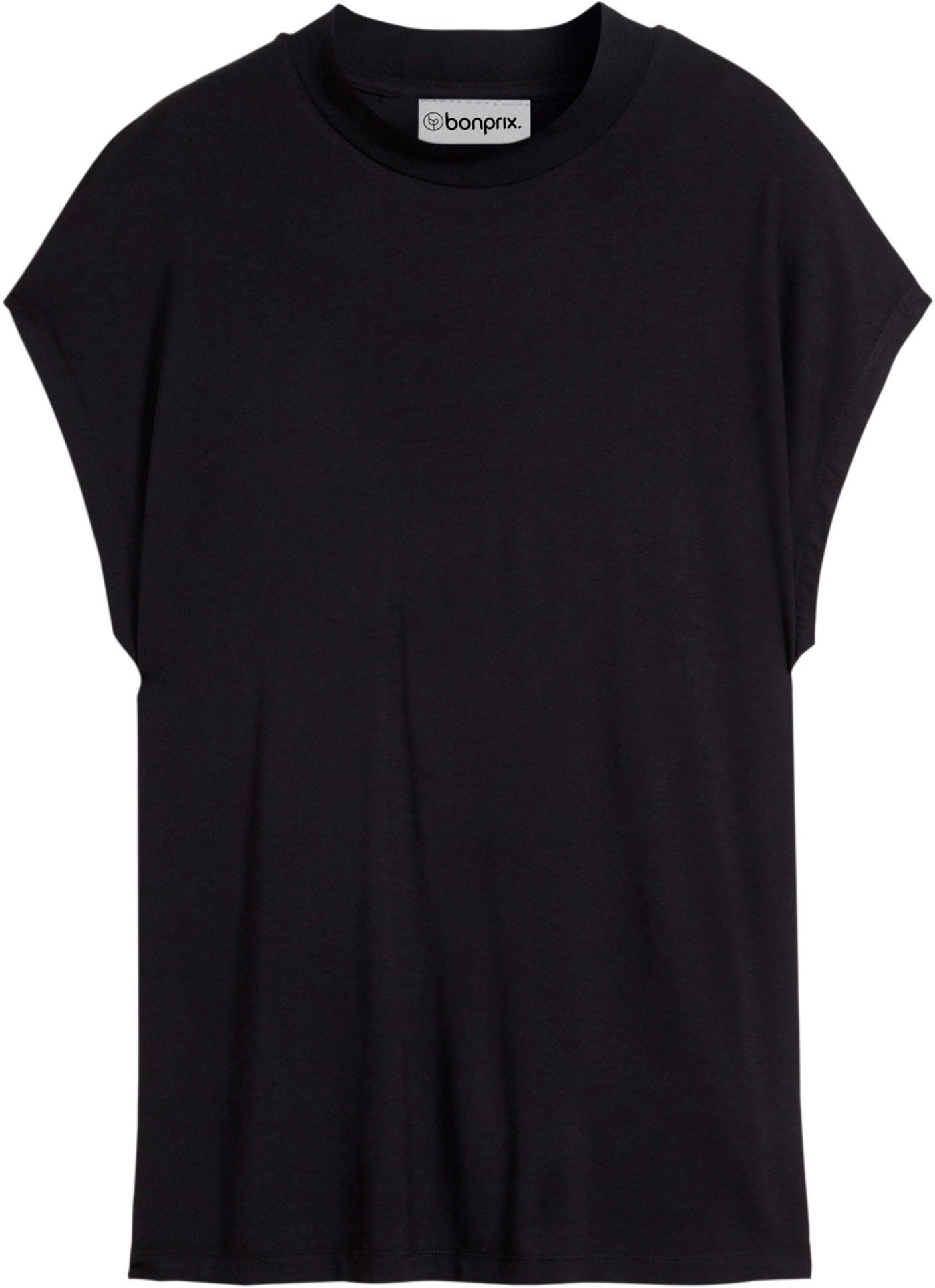 bonprix T-Shirt »T-Shirt aus softer Viskose« lässige Passform, Kurzarm, unifarben, aus Viskose
