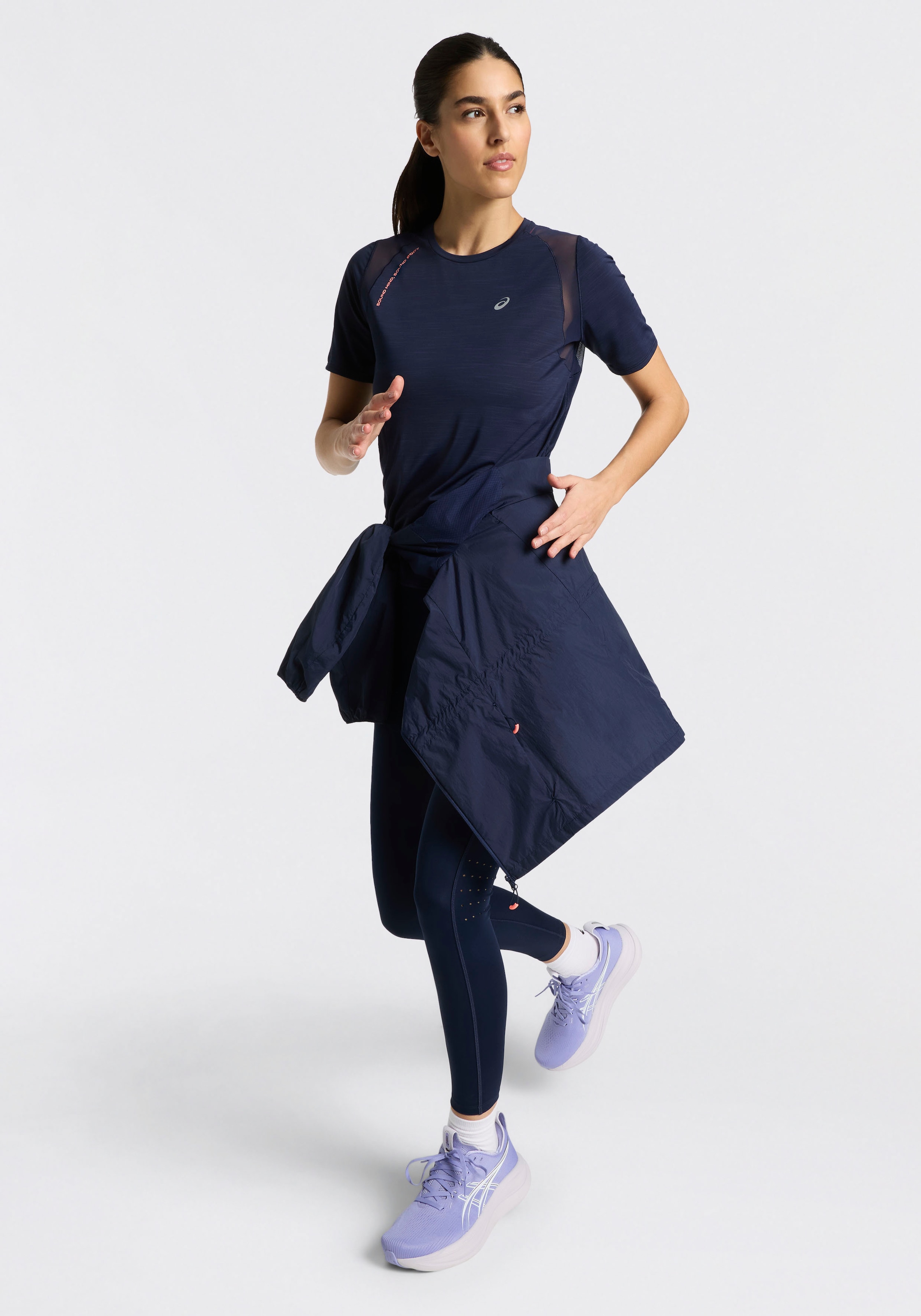 Asics Lauftights »ROAD HIGH WAIST TIGHT«  mit mehreren Taschen, elastisches Schlaufensystem, schnell trocknend