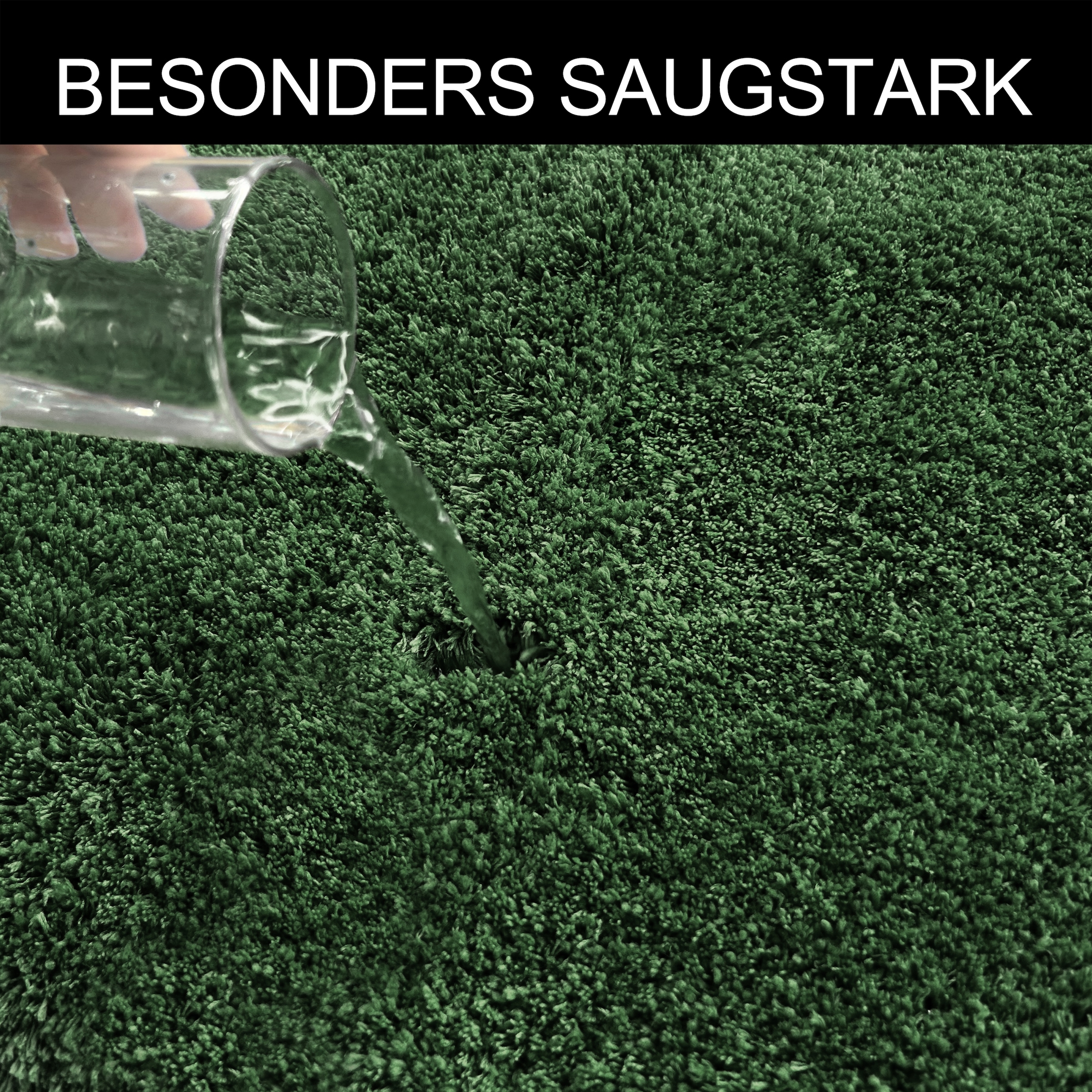 Möve Tapis de bain »Superwuschel, Badvorleger, Badezimmer Teppich« Höhe 40 mm Mikrofaser-Badematte, Badteppich, rechteckig, rund & als 3-tlg. Set