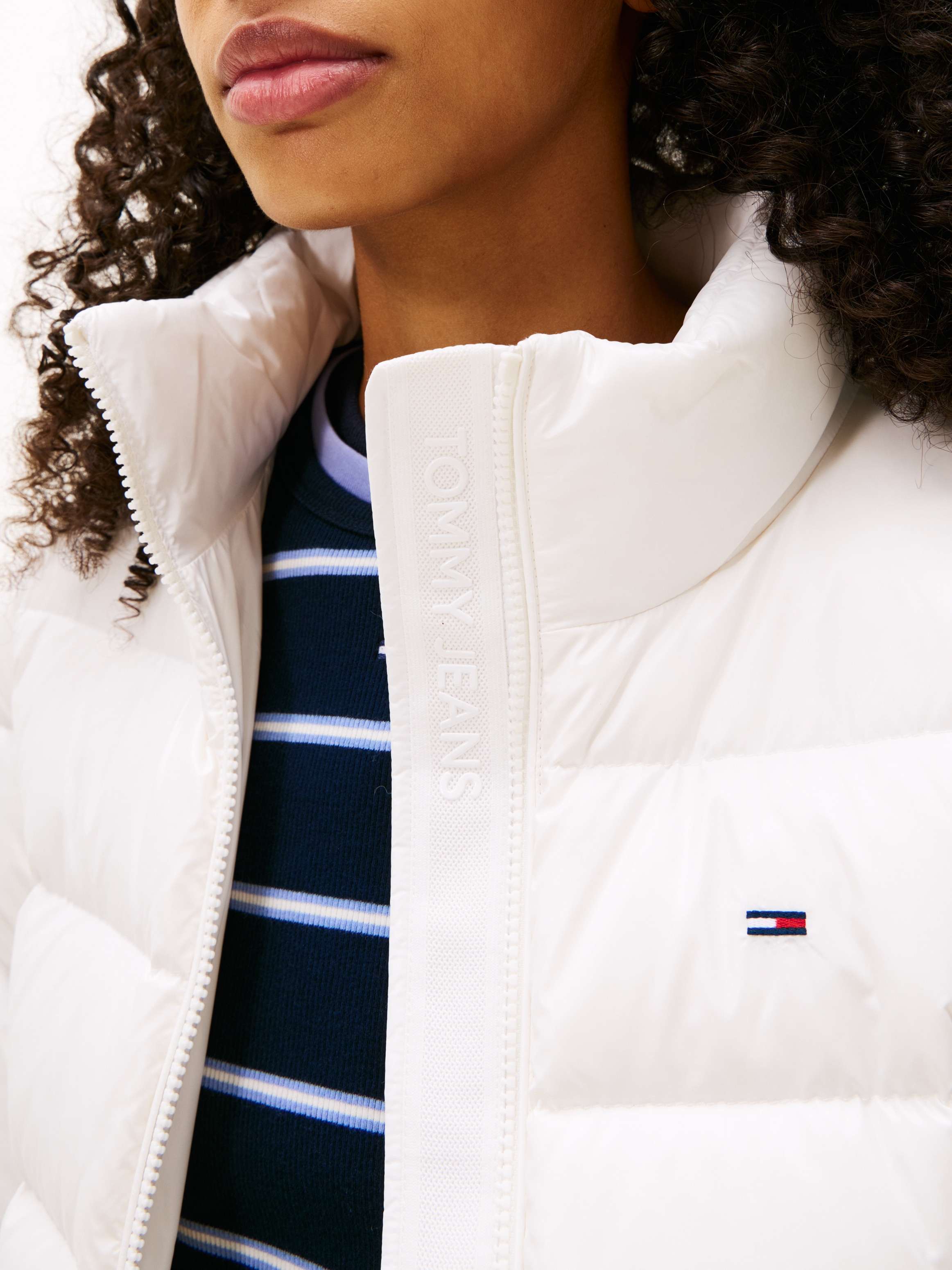 Tommy Jeans Veste matelassée »TJW SLIM ZIP PRINT DOWN JACKET«