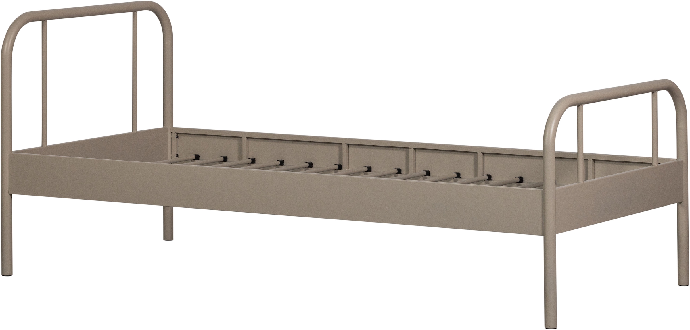 WOOOD Sommier »Mata Stahlrahmen pulverbeschichtet, H 90 x B 208 x T 95 cm« Dimensions du matelas 90x200 cm, facile à monter, obligatoire à nettoyer