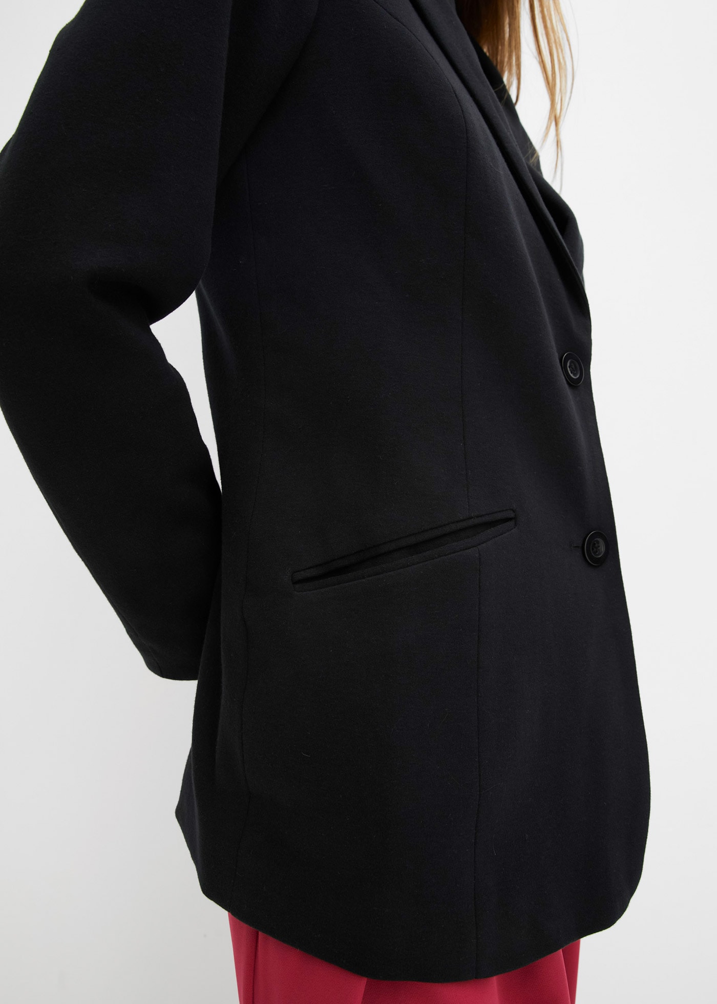 bonprix Veste blazer 1 pièces coupe élégante, ajustée à la taille, manches longues