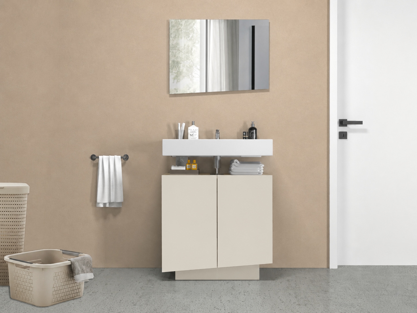 welltime Miroir de salle de bain »Vela, Spiegel in zwei Breiten 55 und 75 cm« Breite 55 cm-Passend zur Serie Vela