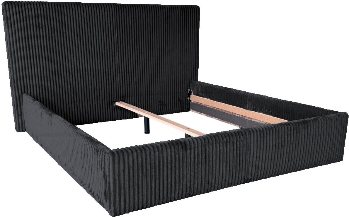 GOODproduct Polsterbett »AVVRA in der Grösse 180x200 cm, mit flauschigen Breitcord bezogen« wahlweise mit Lattenrost und King-Matratze (28cm)