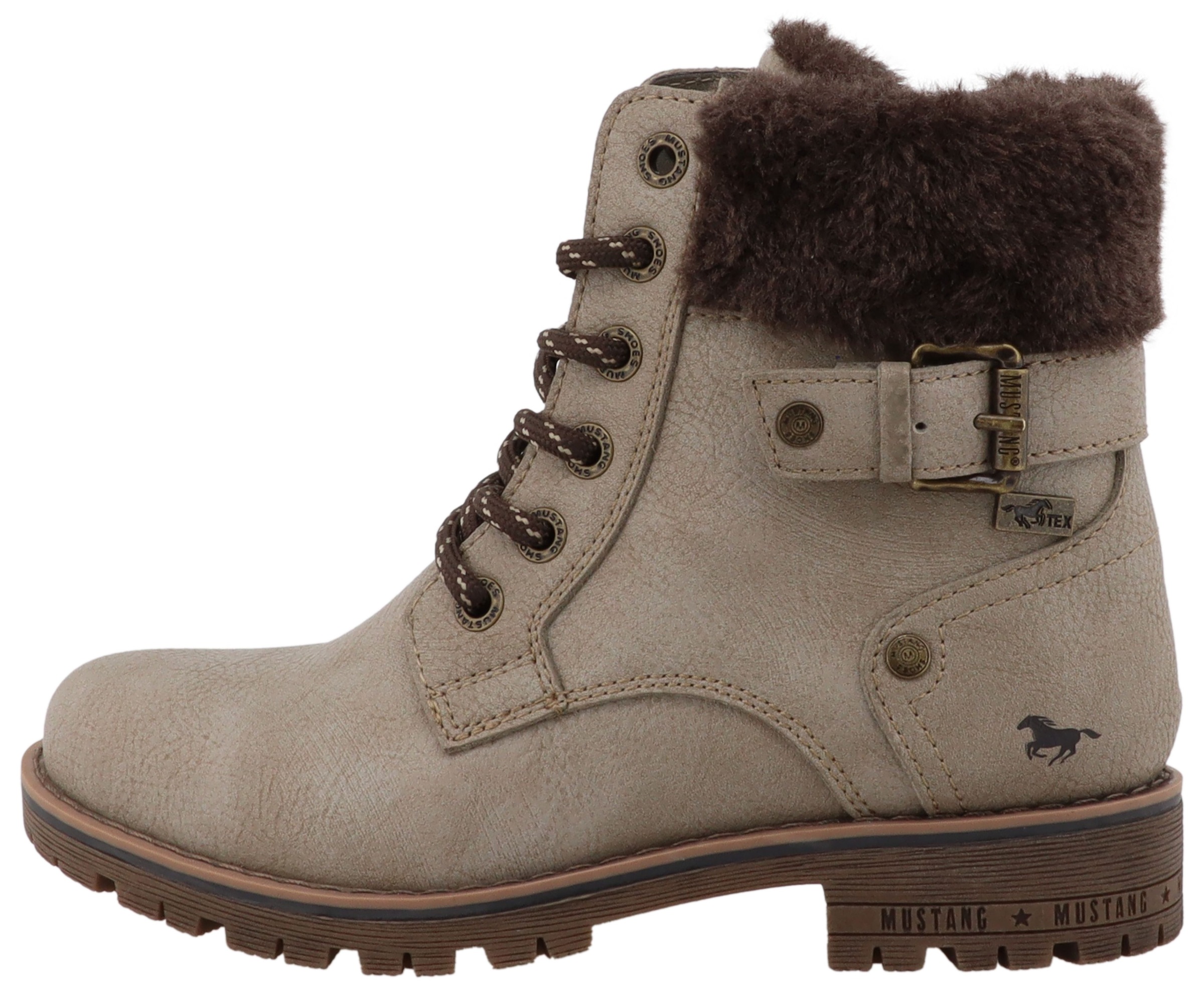 Mustang Shoes Bottes d'hiver »Matilde«  bottes outdoor, bottines à lacets avec doublure chaude