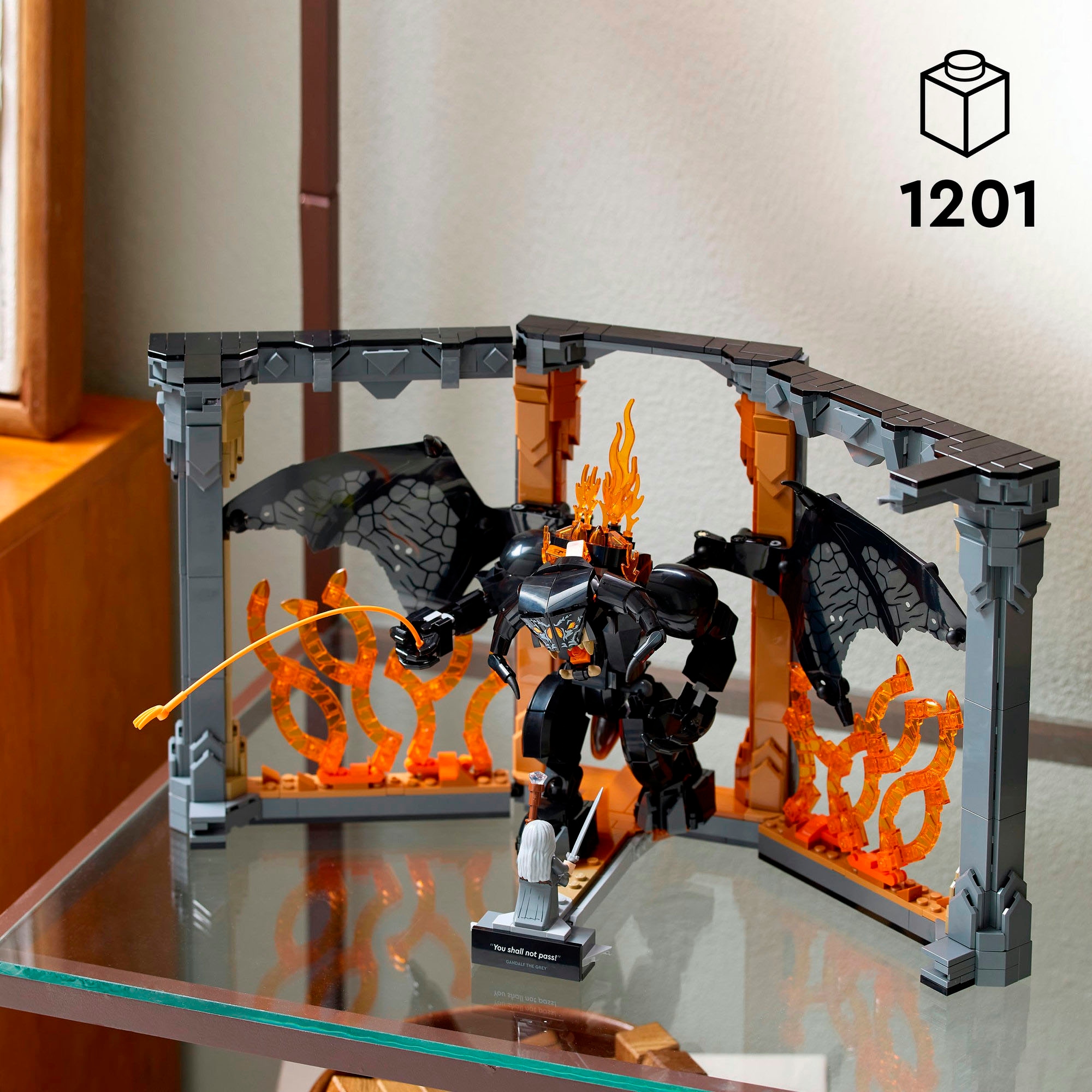 LEGO® Pions de construction »Der Herr der Ringe: Balrog Bücherstütze (10367), LEGO Icons« Made in Europe