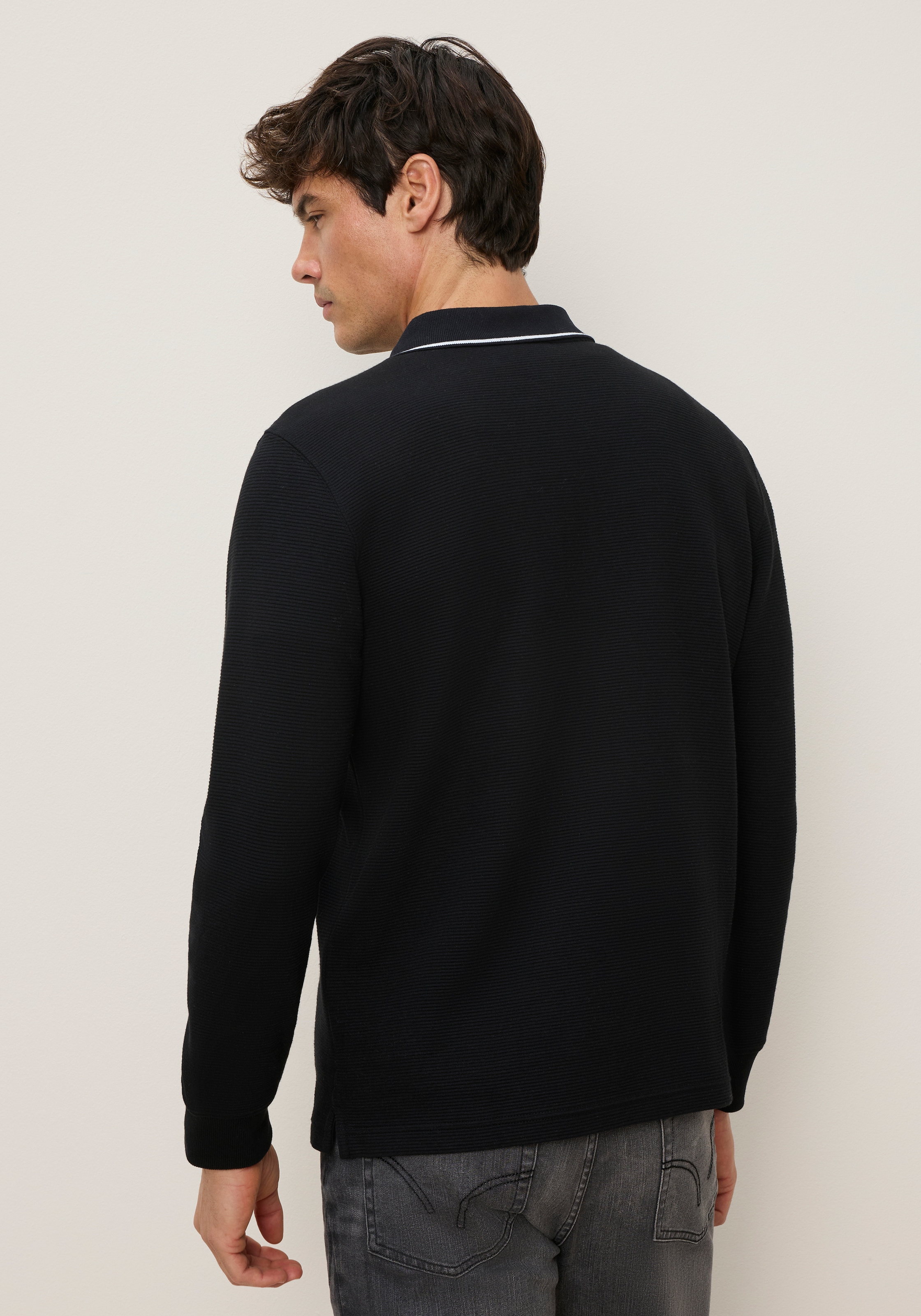 Man's World 1100000002199 »mit Polokragen«, Confortable comme un sweat. Élégant comme un polo.
