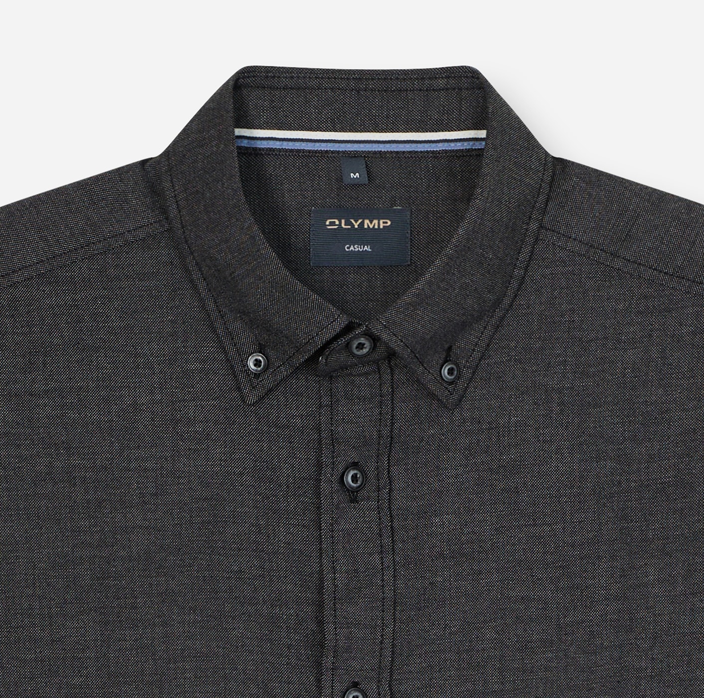 OLYMP Langarmhemd Button-down-Kragen, regular fit, casual