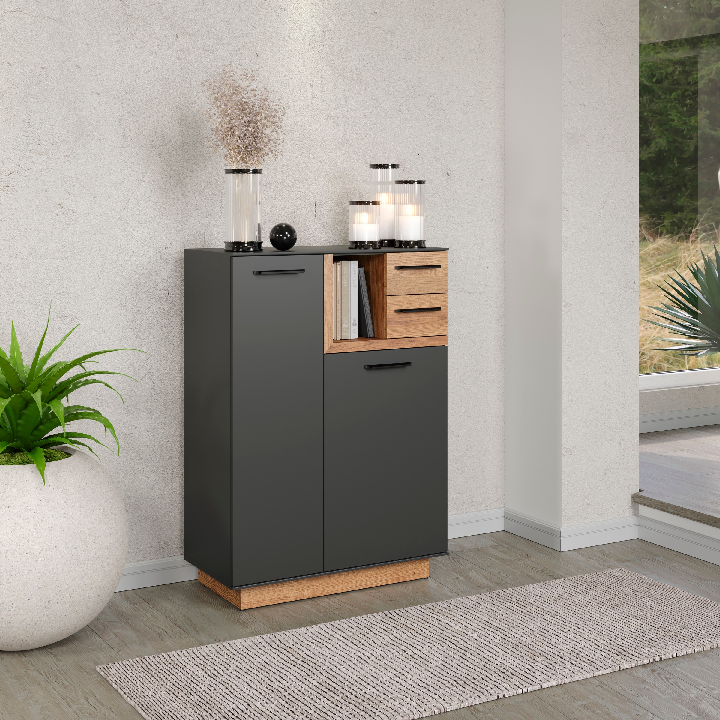 INOSIGN Kommode »Premont« 1 Stk. tlg. Masse B/H/T ca.: 80/113/40 cm, Soft-Close, Garderoben/Schuhschrank