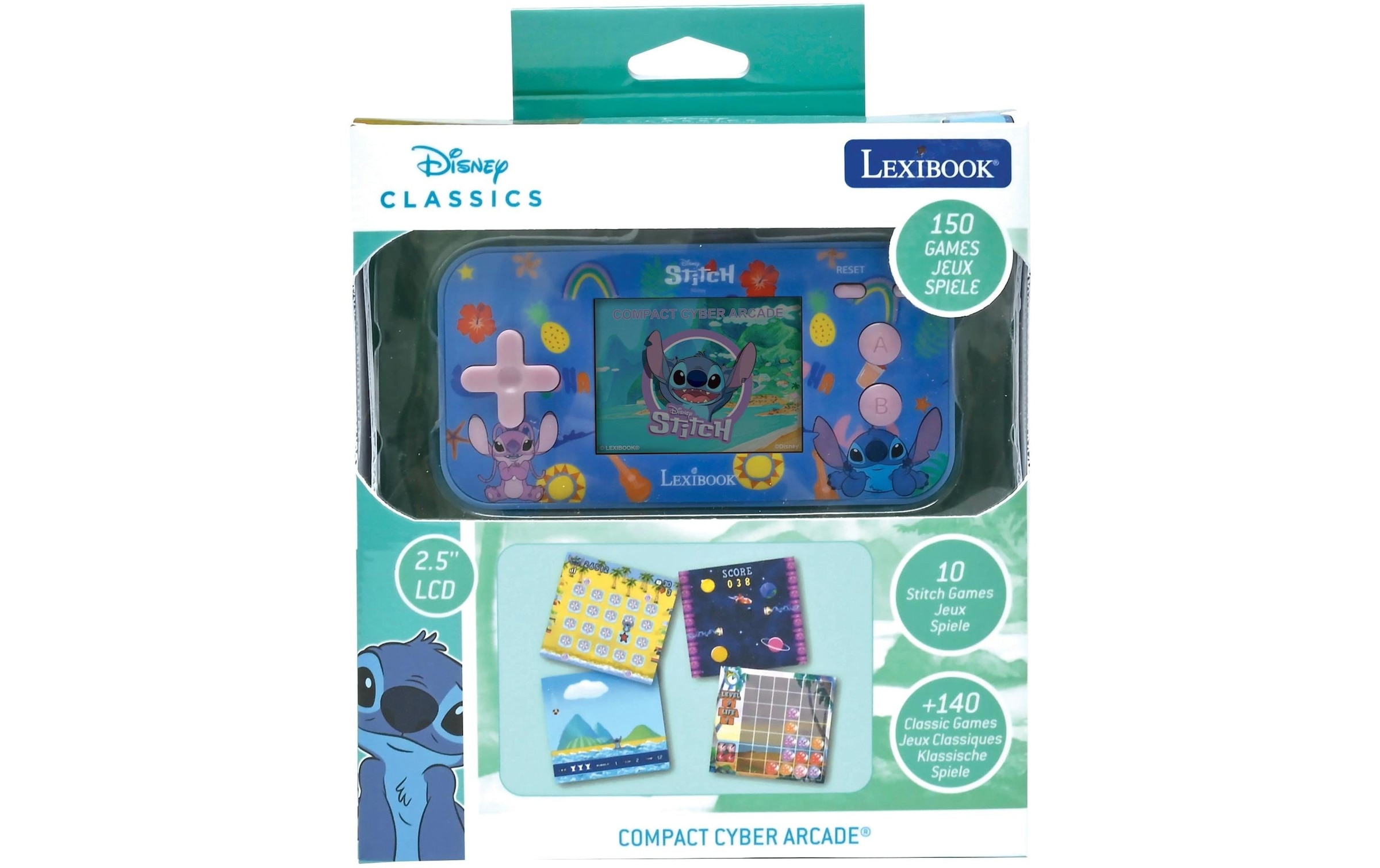 Lexibook® Console de jeu »Disney Stitch Compact Cyber Arcade«