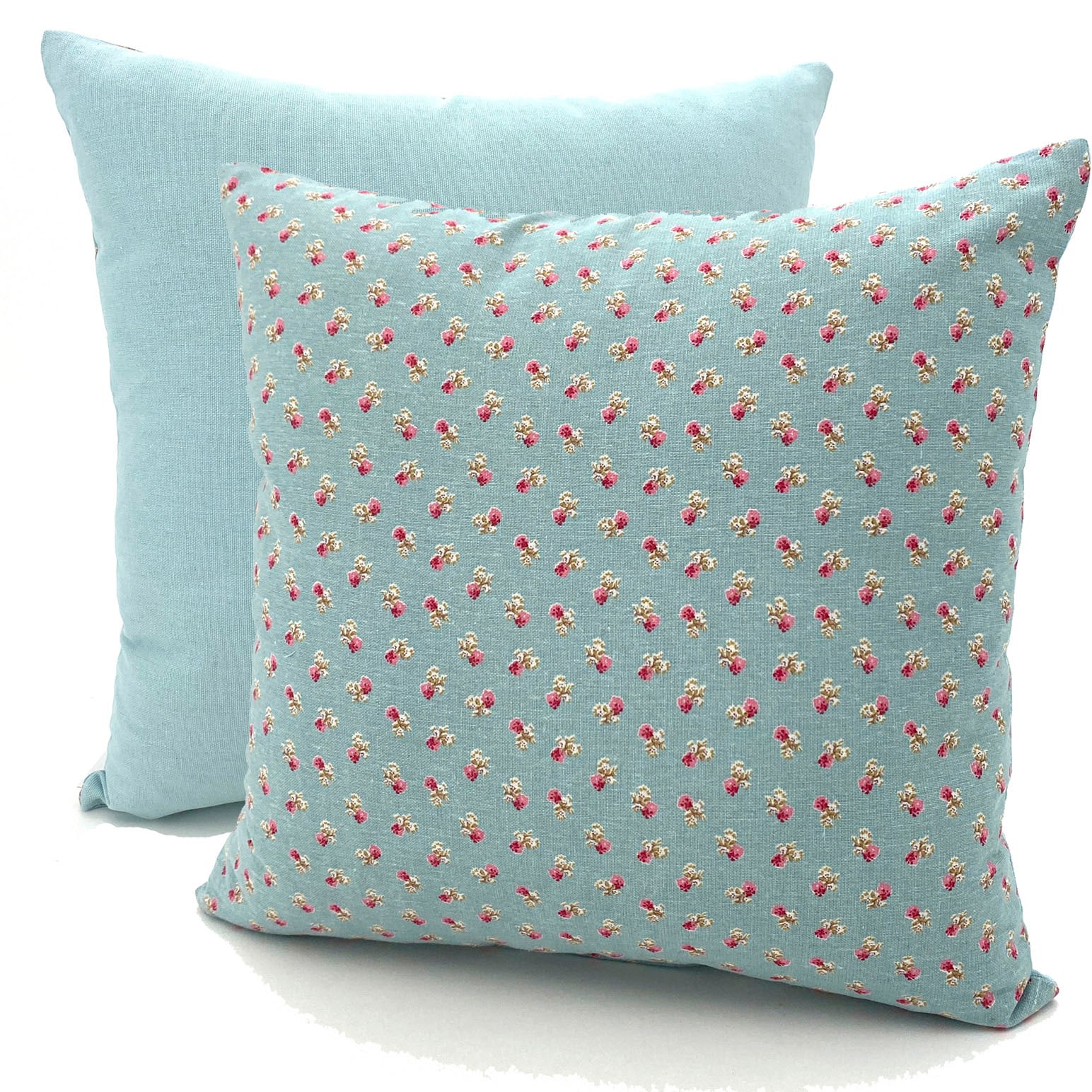 Weckbrodt Coussin décoratif »Alicia« Leinen, bedruckt mit Rosen, floral, geblümt, Kissenhülle ohne Füllung