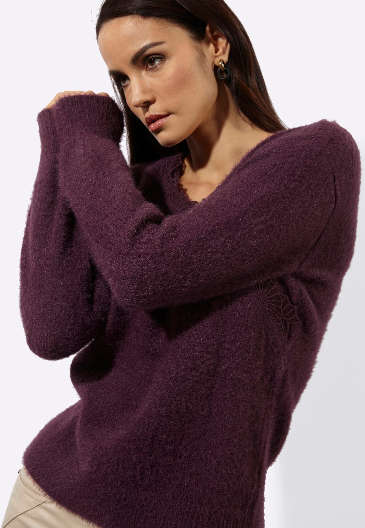 creation L Pull col V »Lyocell-Mix-Pullover«