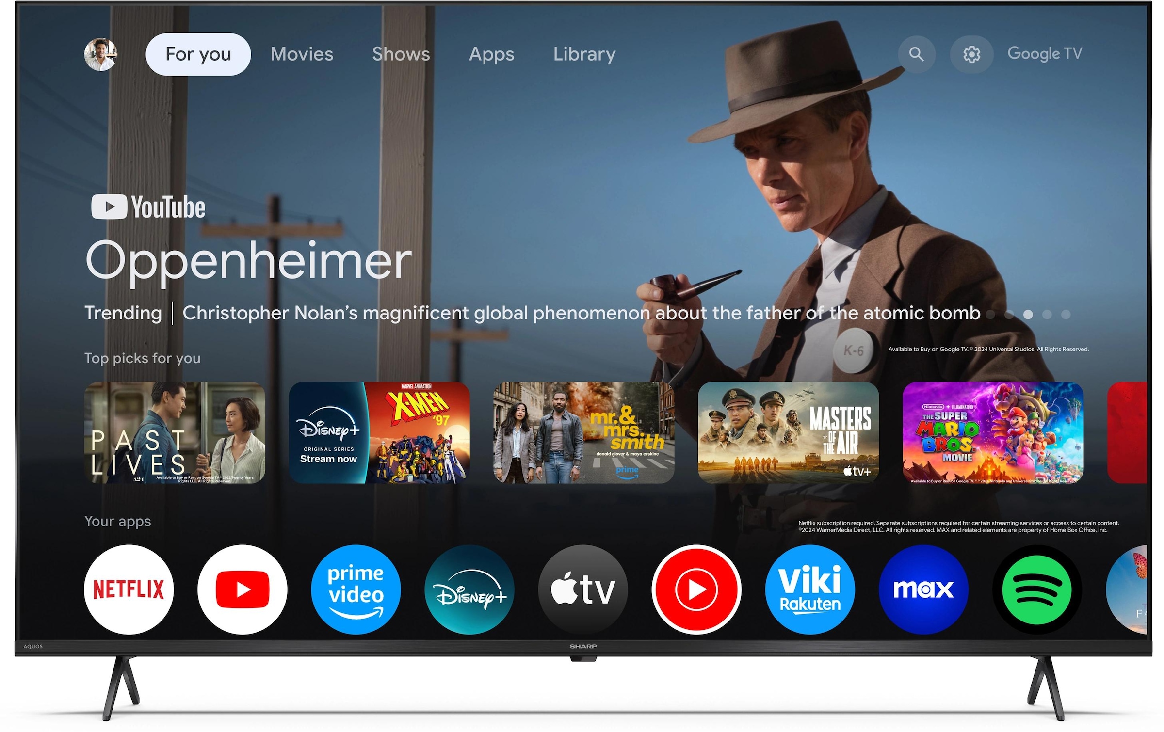 Sharp Téléviseur LED »4T-C55HLx« 139 cm/55 ″