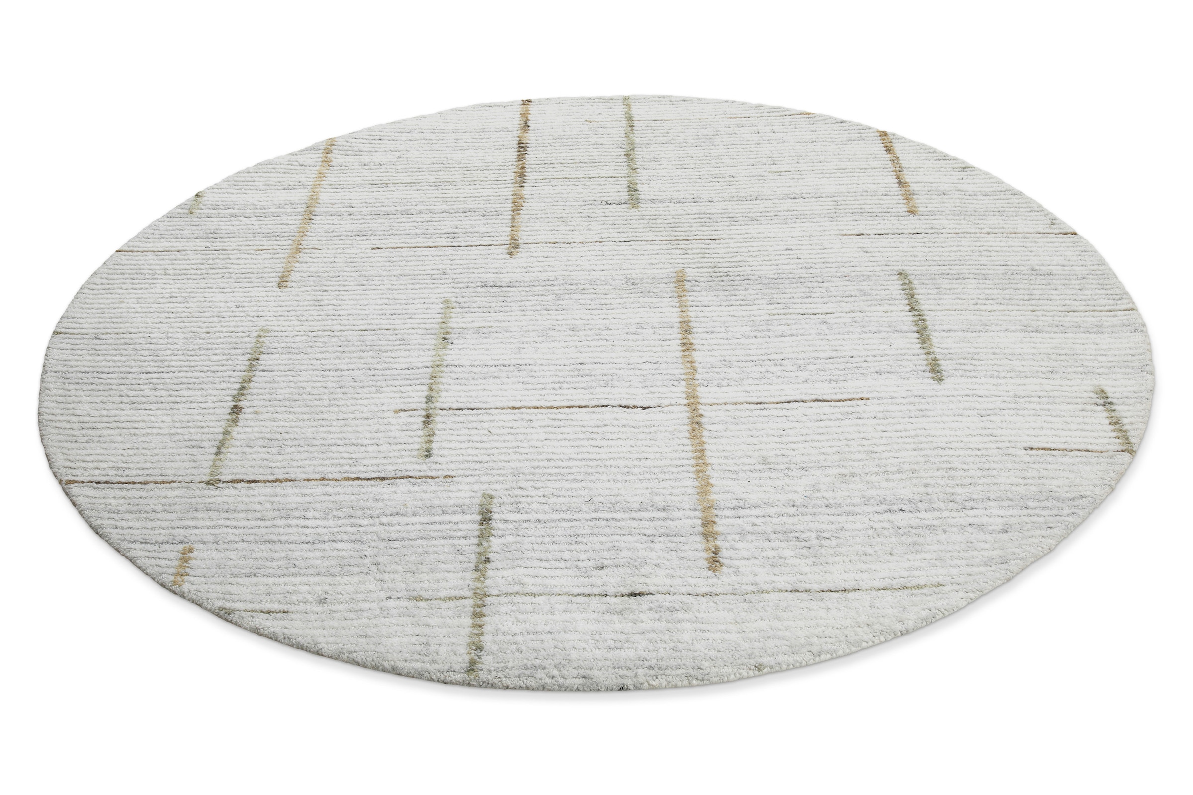 Wecon home Teppich »Hamptons TWENTYTWO« rund 10 mm Höhe Fasermix, Kurzflor, Wohnzimmer, elegant, geometrisches Muster