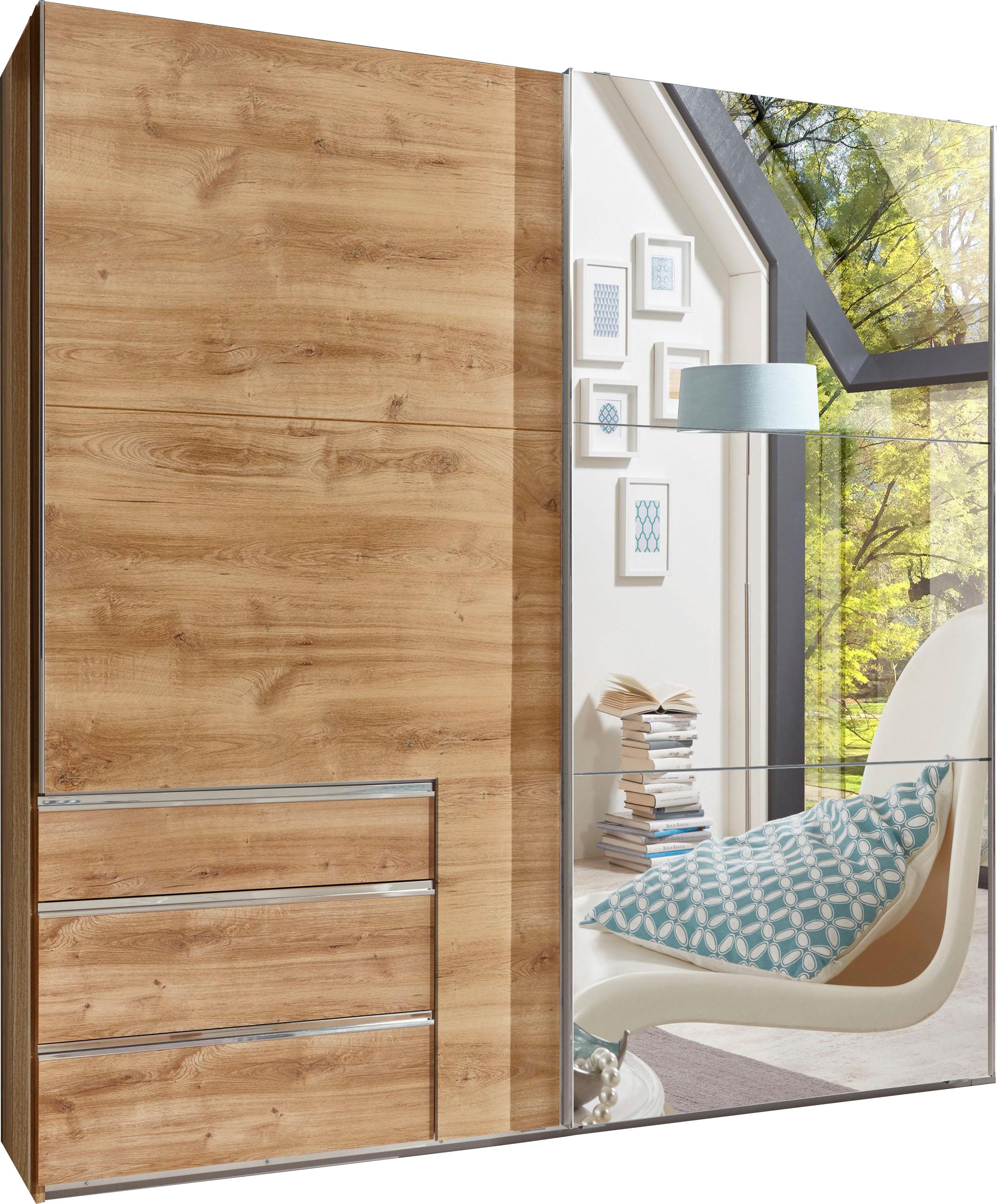 Wimex Schwebetürenschrank »Level by fresh to go« jeweils mit einer Spiegeltür