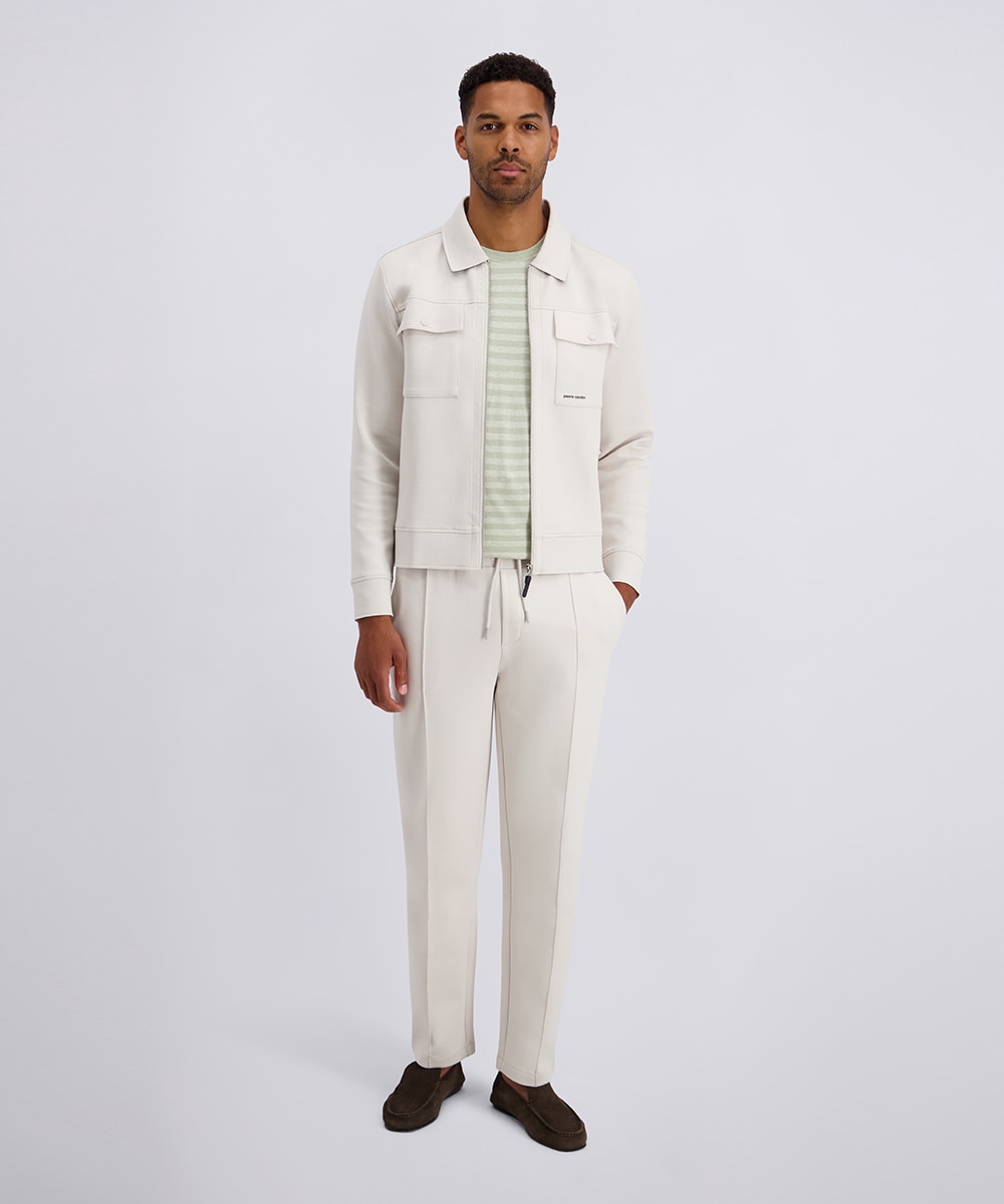 Pierre Cardin Kurzjacke Elastische Sweatware mit hohem Baumwollanteil